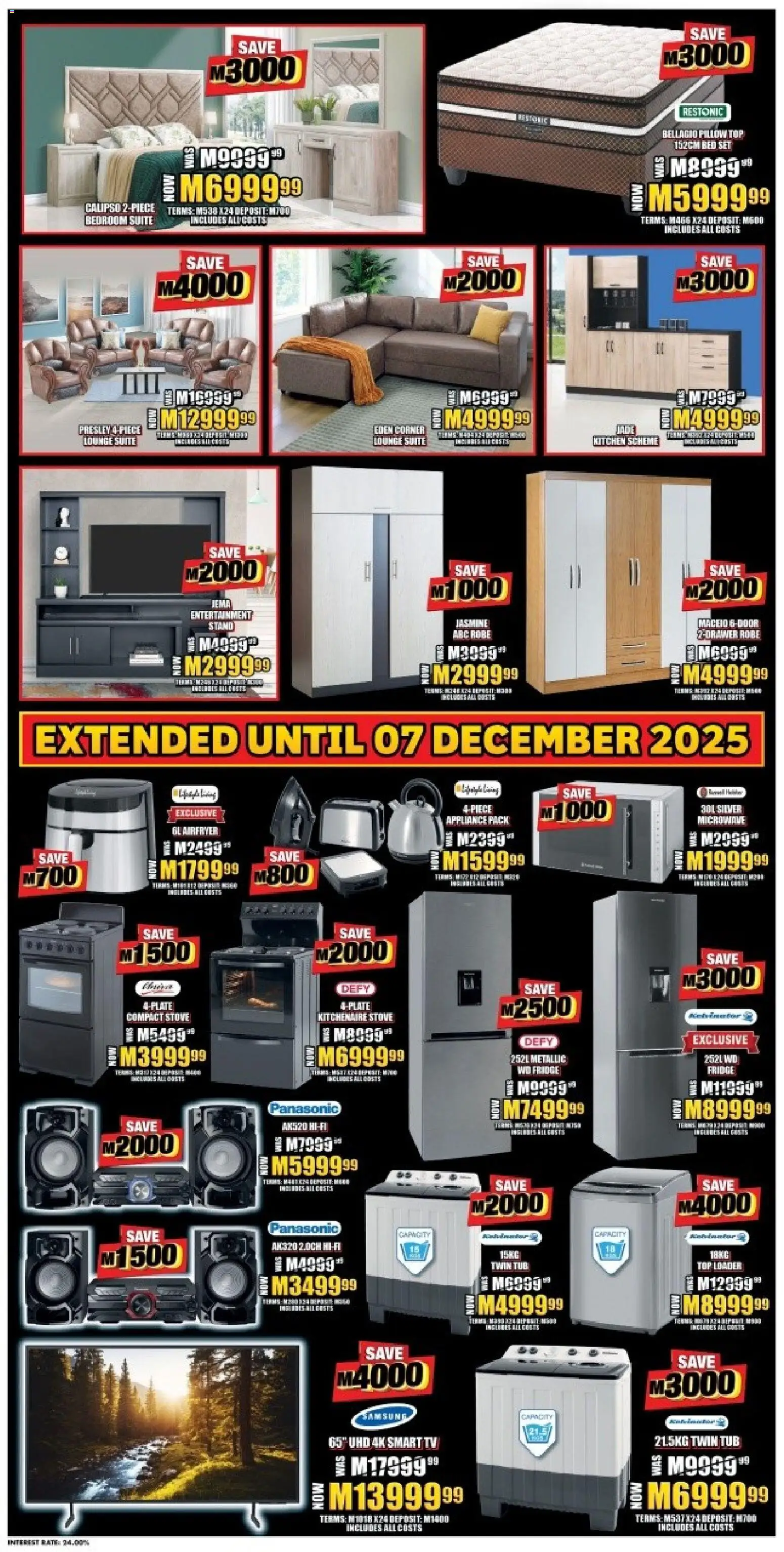 New Lewis Stores catalogue – valid from 01.12.2025 | Page: 2 | Products: Bed, Pillow, Fridge, Microwave New Lewis Stores catalogue – valid from 01.12.2025 | Page: 2 | Products: Bed, Pillow, Fridge, Microwave
