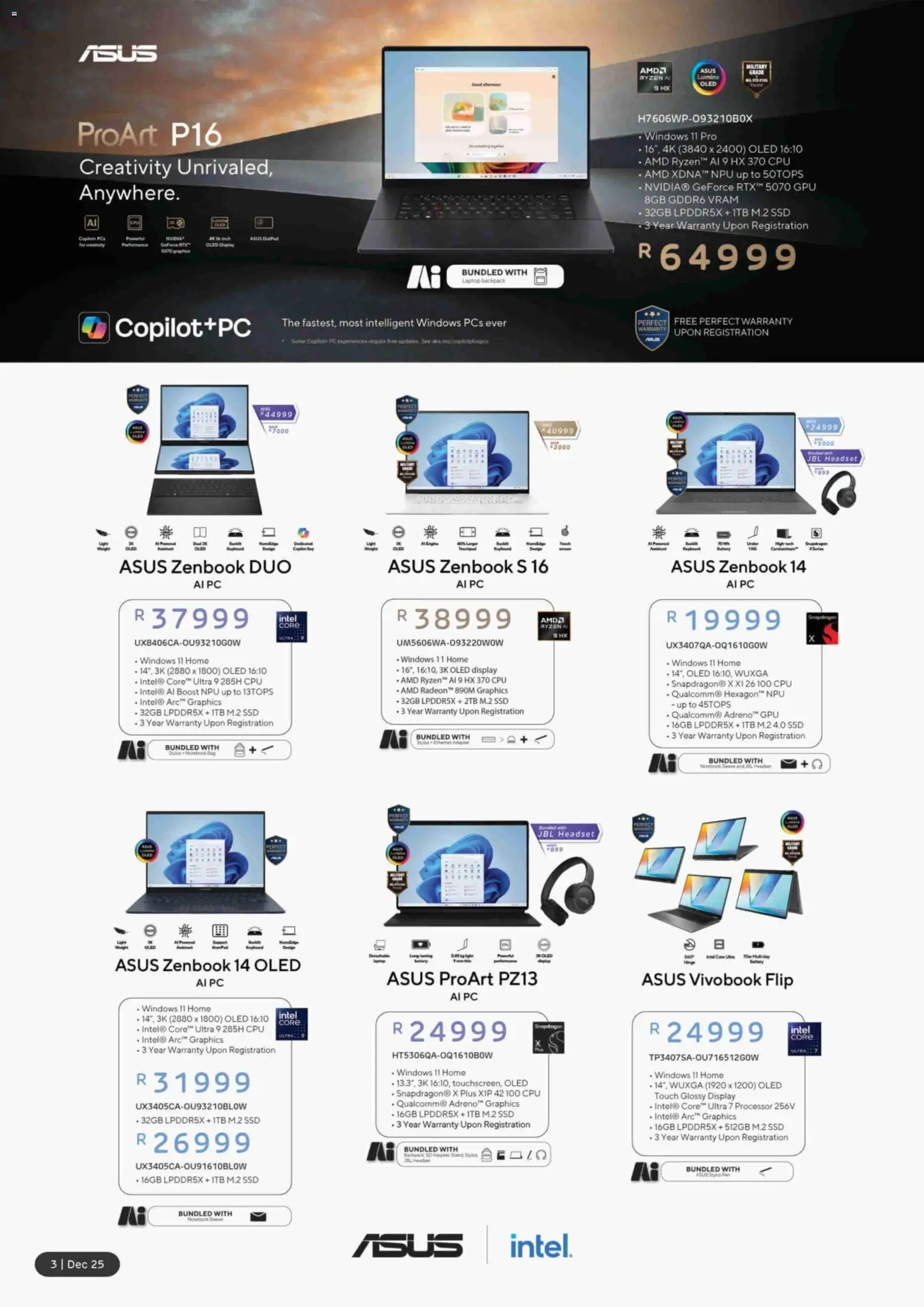 New Computer Mania catalogue – valid from 01.12.2025 | Page: 4 | Products: PC, Backpack, Bag, Laptop New Computer Mania catalogue – valid from 01.12.2025 | Page: 4 | Products: PC, Backpack, Bag, Laptop