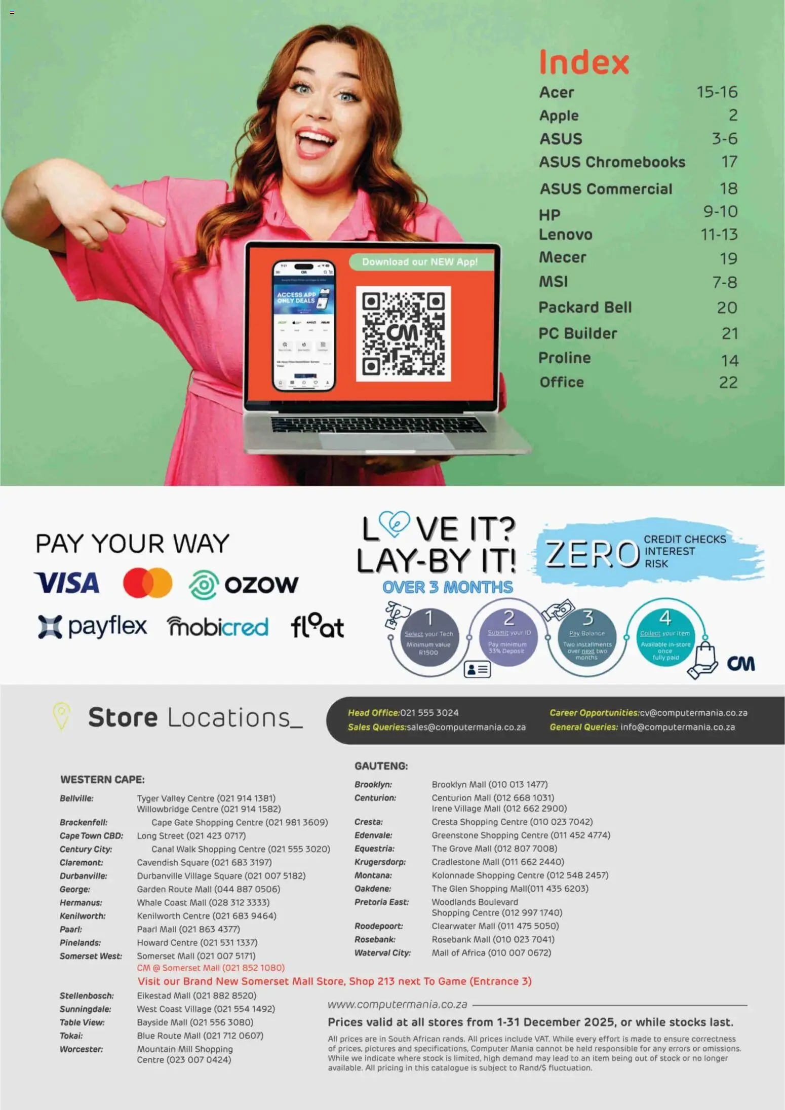 New Computer Mania catalogue – valid from 01.12.2025 | Page: 2 | Products: PC, Table, Gate, Stock New Computer Mania catalogue – valid from 01.12.2025 | Page: 2 | Products: PC, Table, Gate, Stock