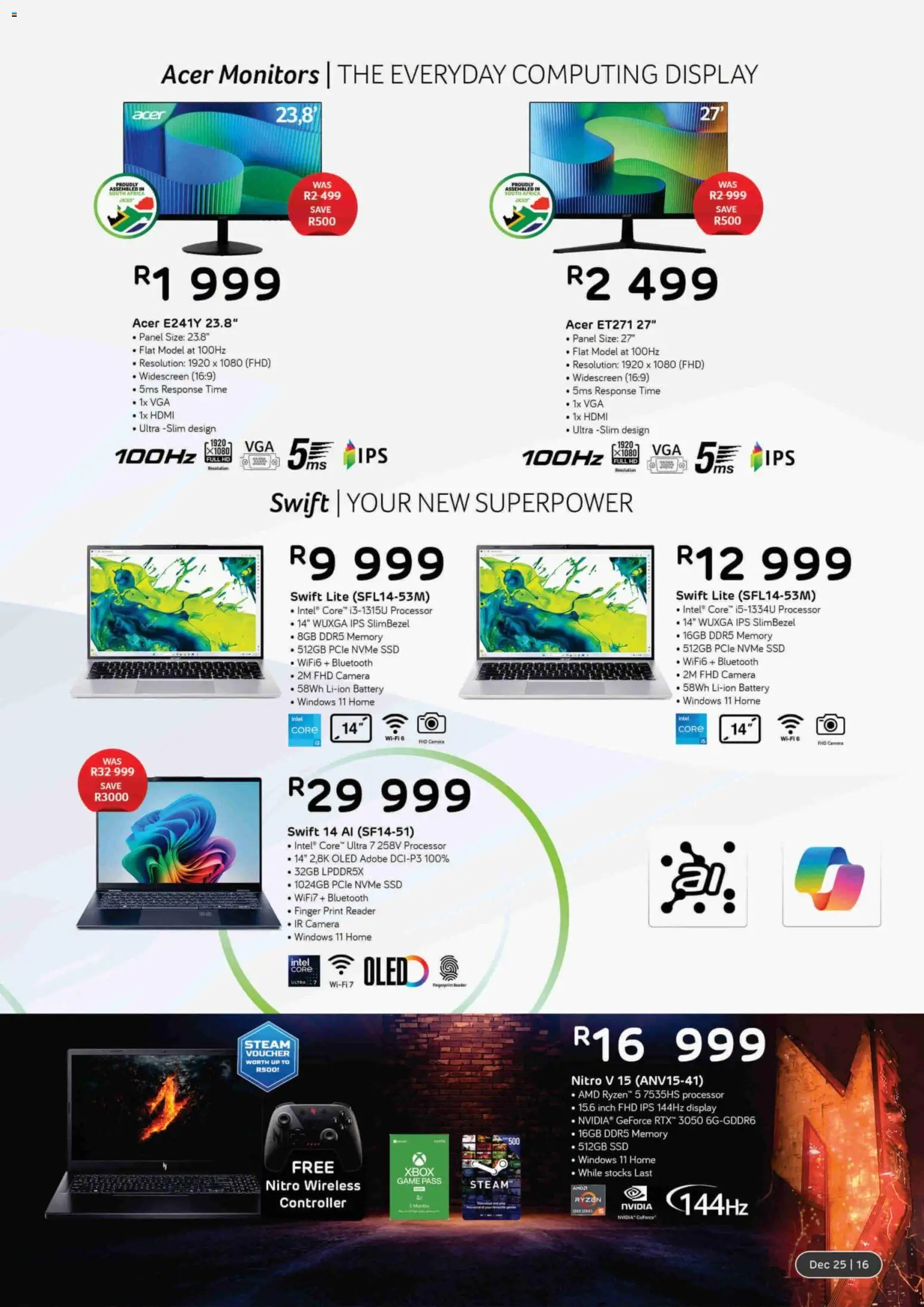 New Computer Mania catalogue – valid from 01.12.2025 | Page: 17 | Products: Camera, Xbox, Battery New Computer Mania catalogue – valid from 01.12.2025 | Page: 17 | Products: Camera, Xbox, Battery