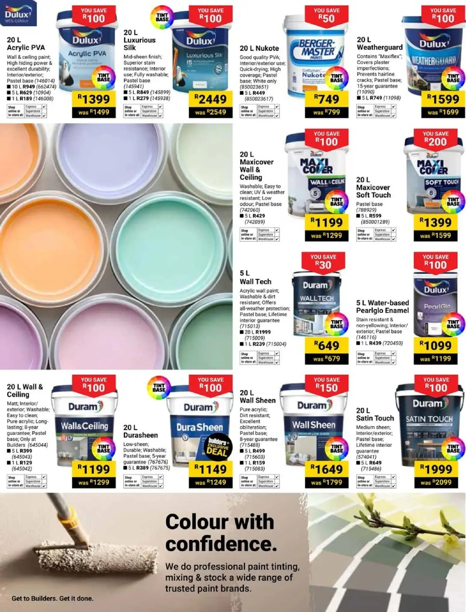 New Builders catalogue – valid from 28.10.2025 | Page: 11 | Products: Paint, Plaster, Stock, Enamel New Builders catalogue – valid from 28.10.2025 | Page: 11 | Products: Paint, Plaster, Stock, Enamel