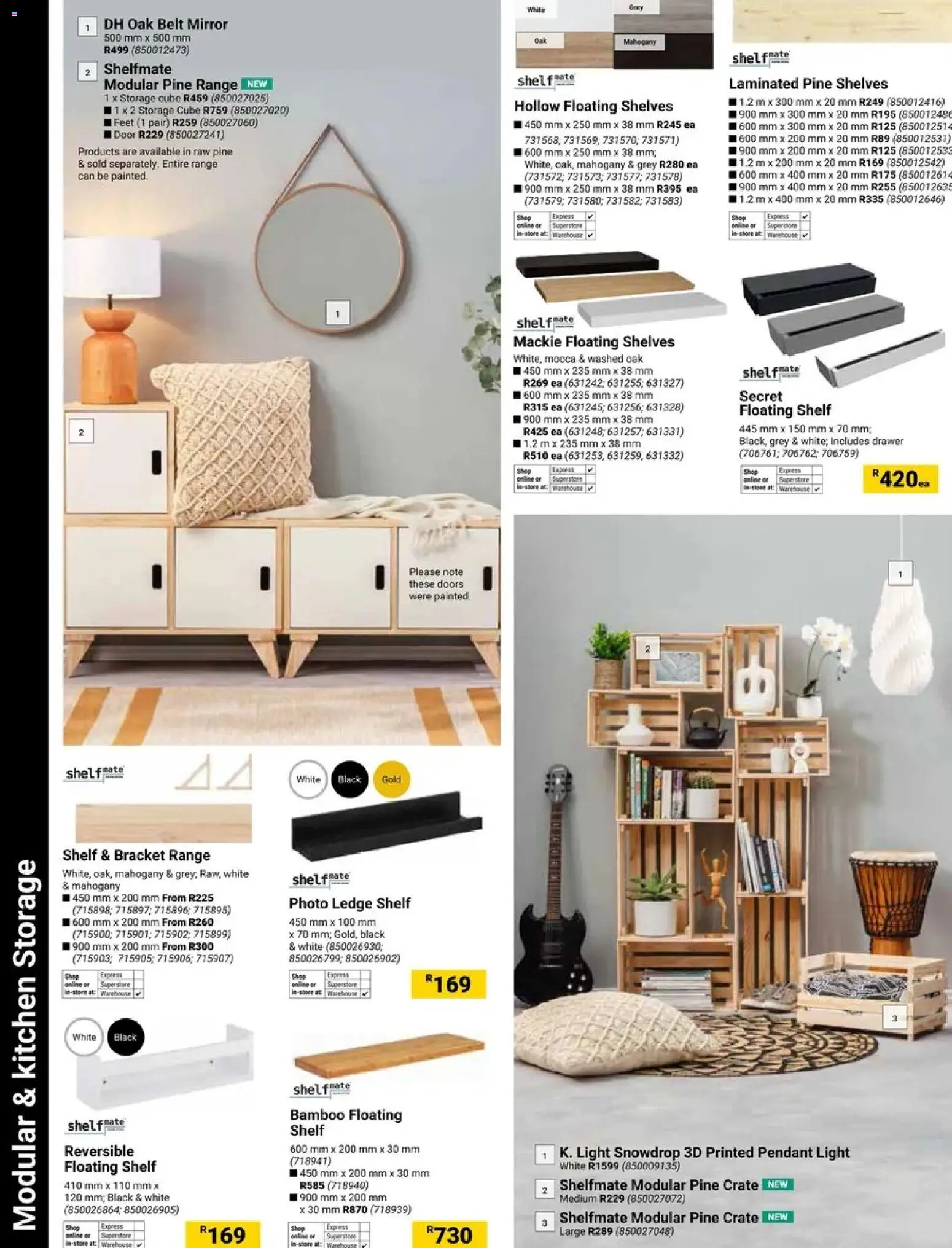 New Builders catalogue – valid from 02.12.2025 | Page: 6 | Products: Belt, Crate, Mirror, Light