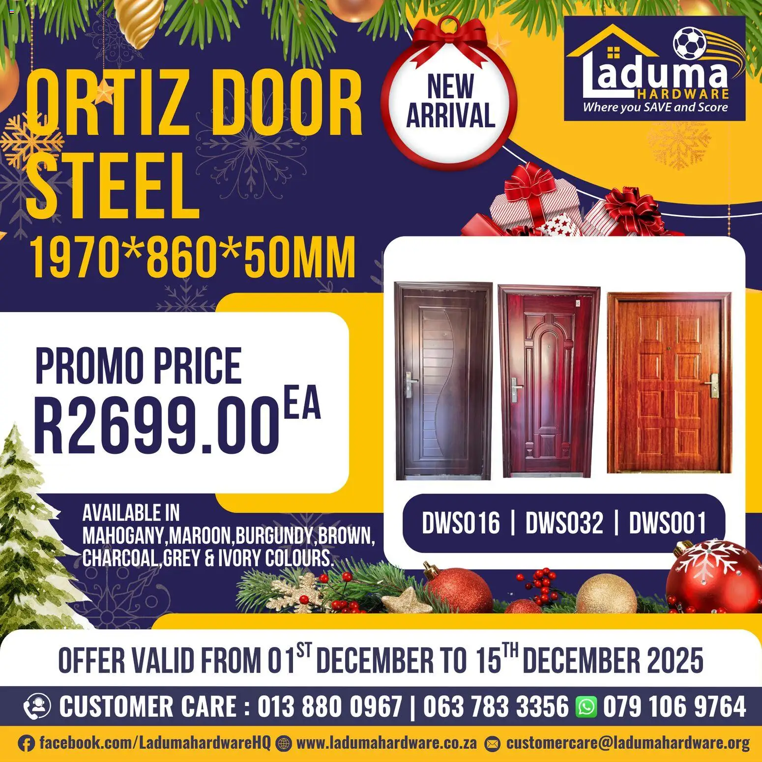 New Laduma Hardware catalogue – valid from 01.12.2025 | Page: 2 New Laduma Hardware catalogue – valid from 01.12.2025 | Page: 2