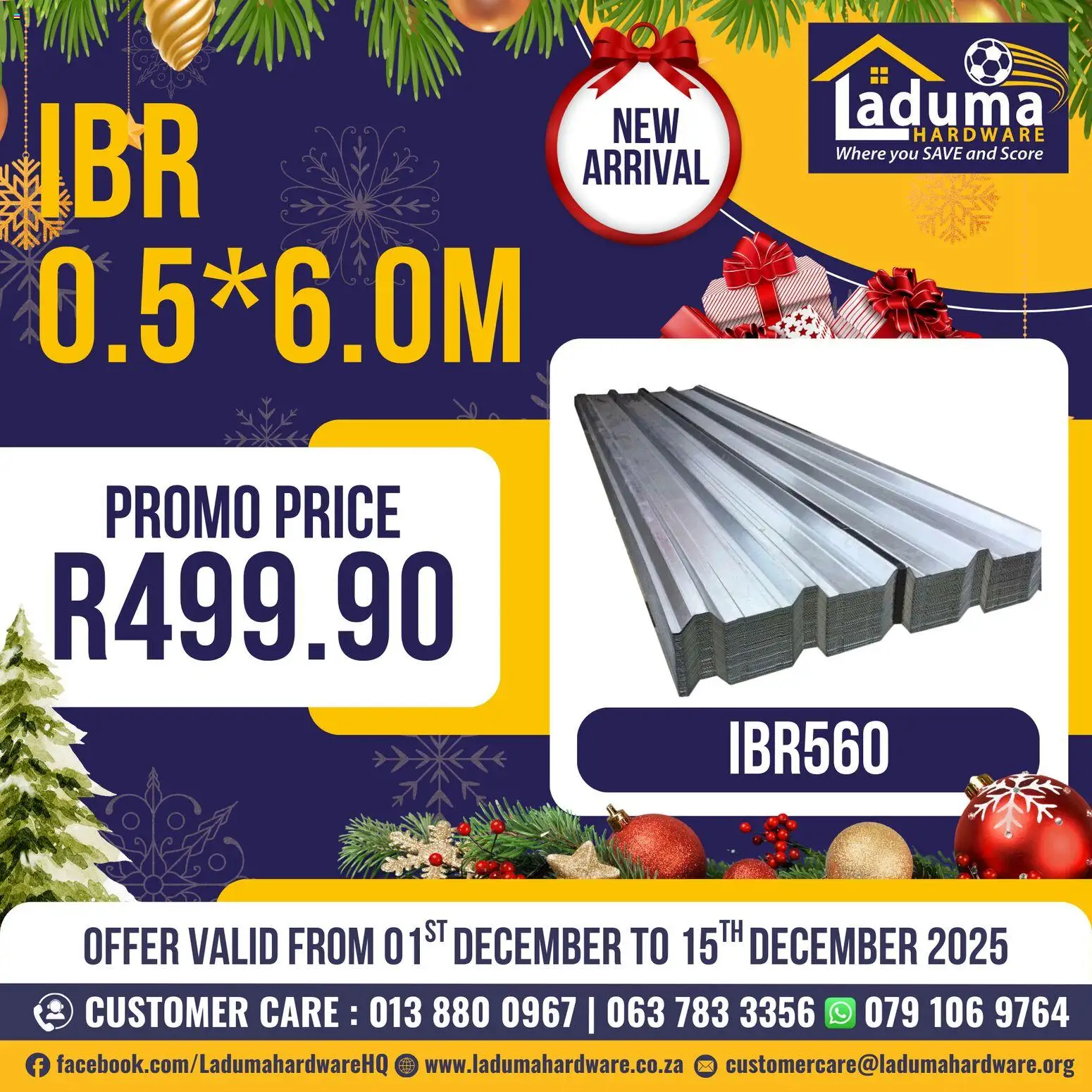 Laduma Hardware Facebook Promotion 01 December 8 Laduma Hardware Facebook Promotion 01 December