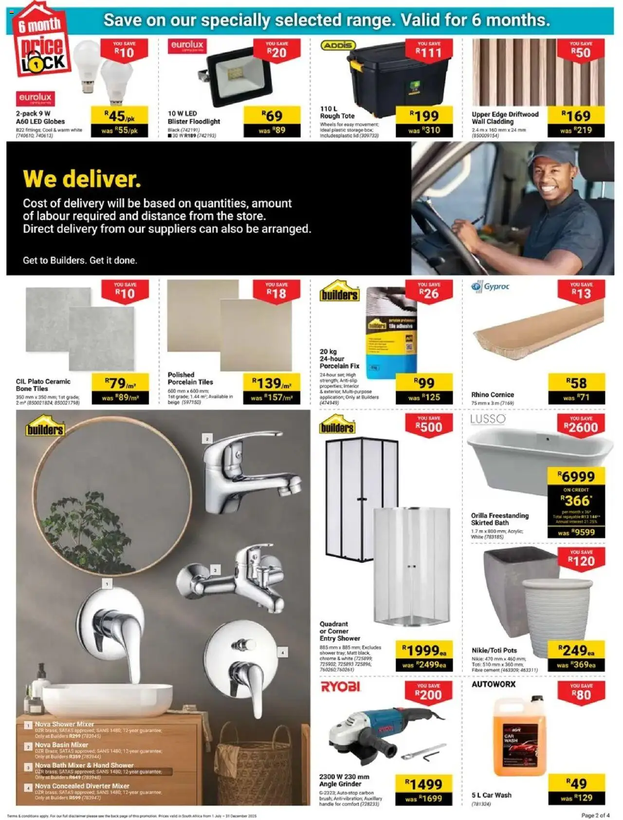 New Builders catalogue – valid from 01.07.2025 | Page: 2 | Products: Grinder, Box, Bath, Cement New Builders catalogue – valid from 01.07.2025 | Page: 2 | Products: Grinder, Box, Bath, Cement