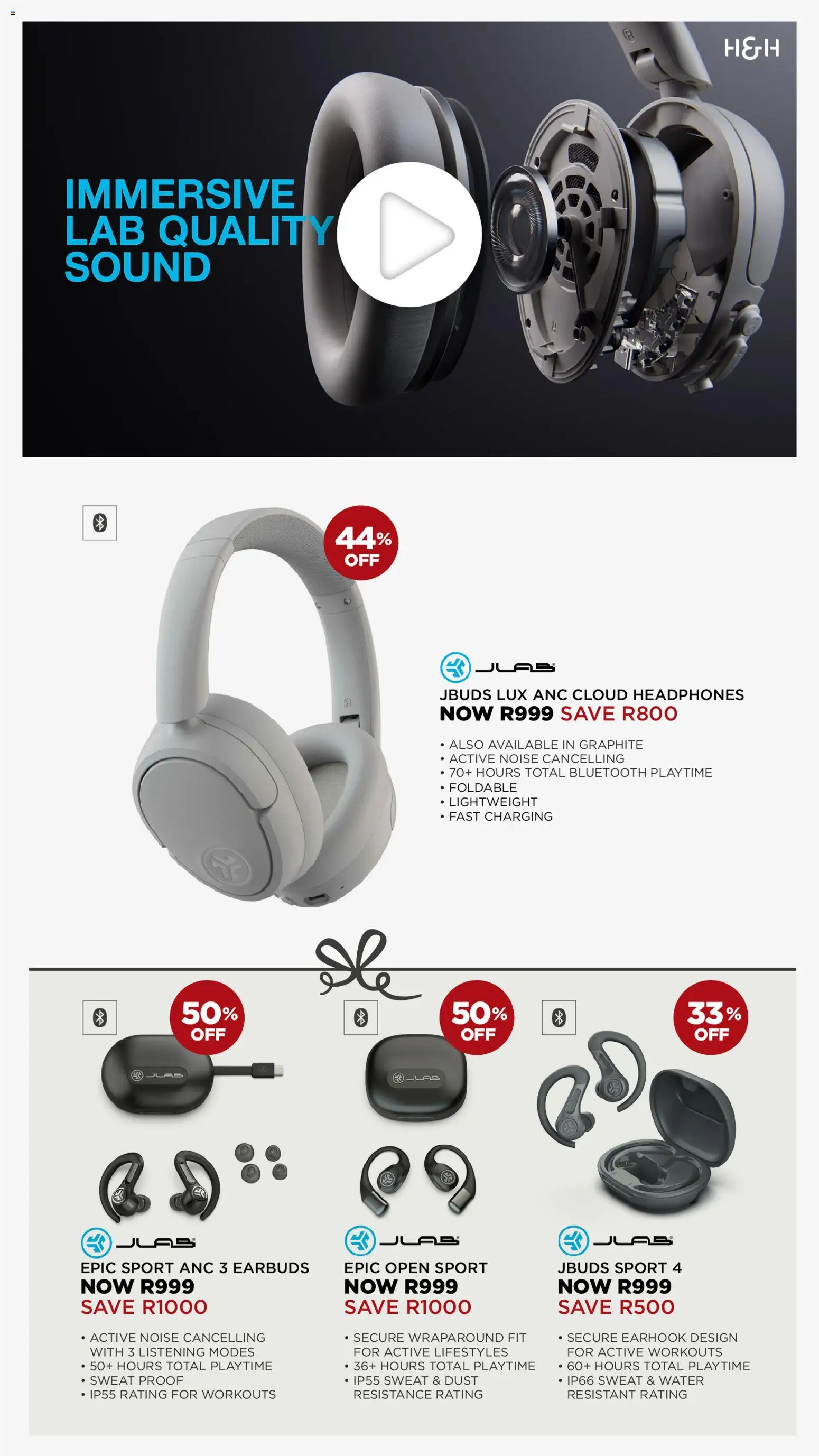 New House and Home catalogue – valid from 01.12.2025 | Page: 8 | Products: Earbuds, Headphones, Water New House and Home catalogue – valid from 01.12.2025 | Page: 8 | Products: Earbuds, Headphones, Water