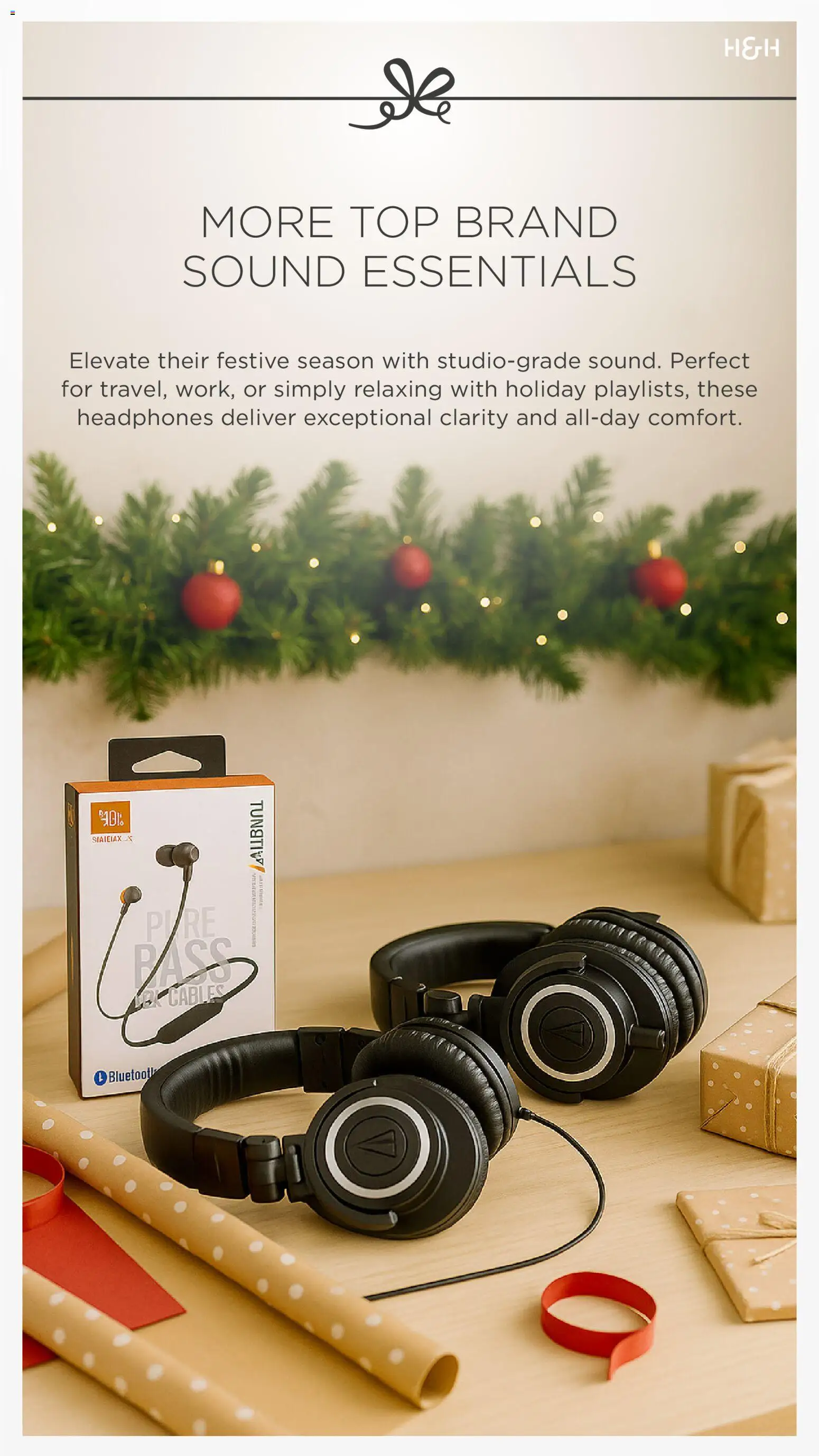 New House and Home catalogue – valid from 01.12.2025 | Page: 10 | Products: Headphones New House and Home catalogue – valid from 01.12.2025 | Page: 10 | Products: Headphones