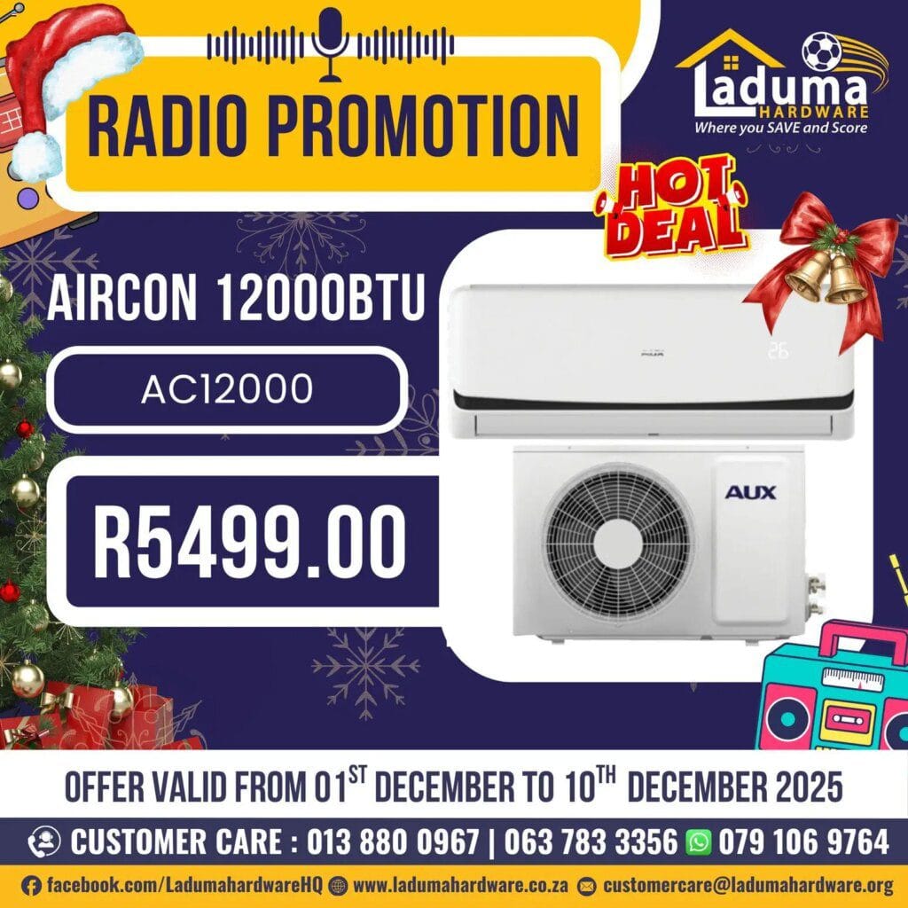 Laduma Hardware Radio Promotion (01/12/2025 – 10/12/2025) Online
