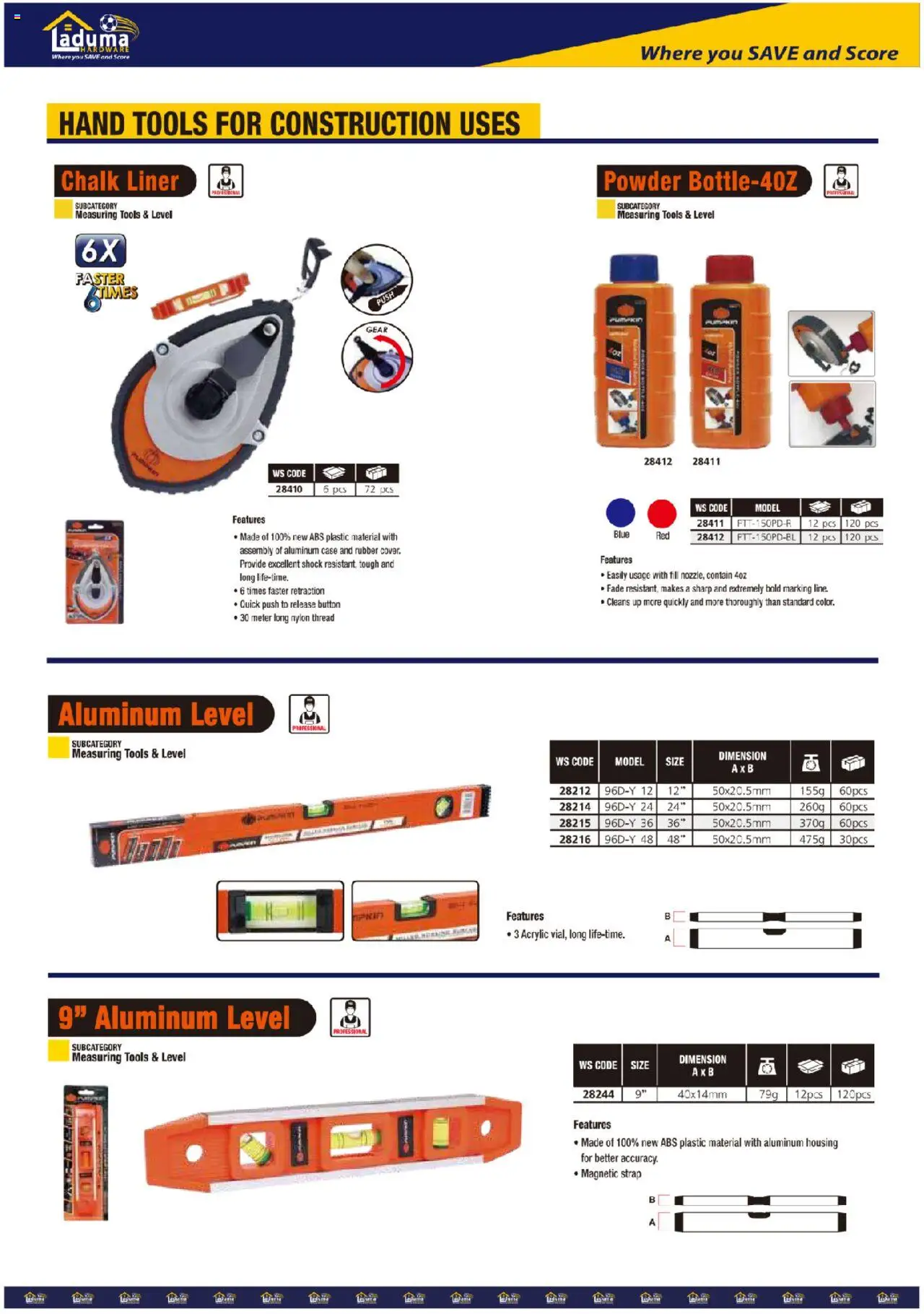New Laduma Hardware catalogue – valid from 01.06.2024 | Page: 8 | Products: Case, Powder New Laduma Hardware catalogue – valid from 01.06.2024 | Page: 8 | Products: Case, Powder