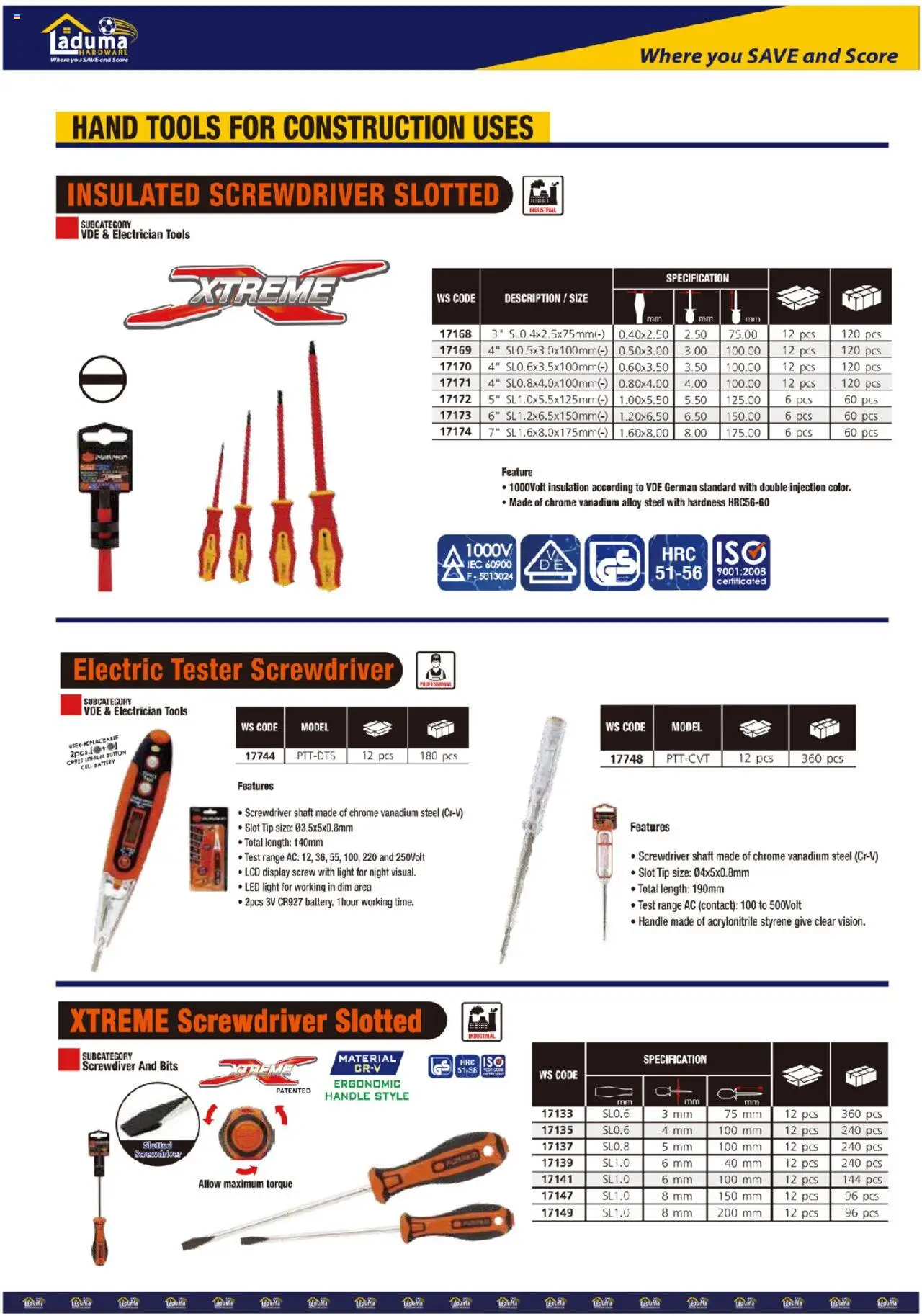 New Laduma Hardware catalogue – valid from 01.06.2024 | Page: 20 | Products: Battery, Light New Laduma Hardware catalogue – valid from 01.06.2024 | Page: 20 | Products: Battery, Light