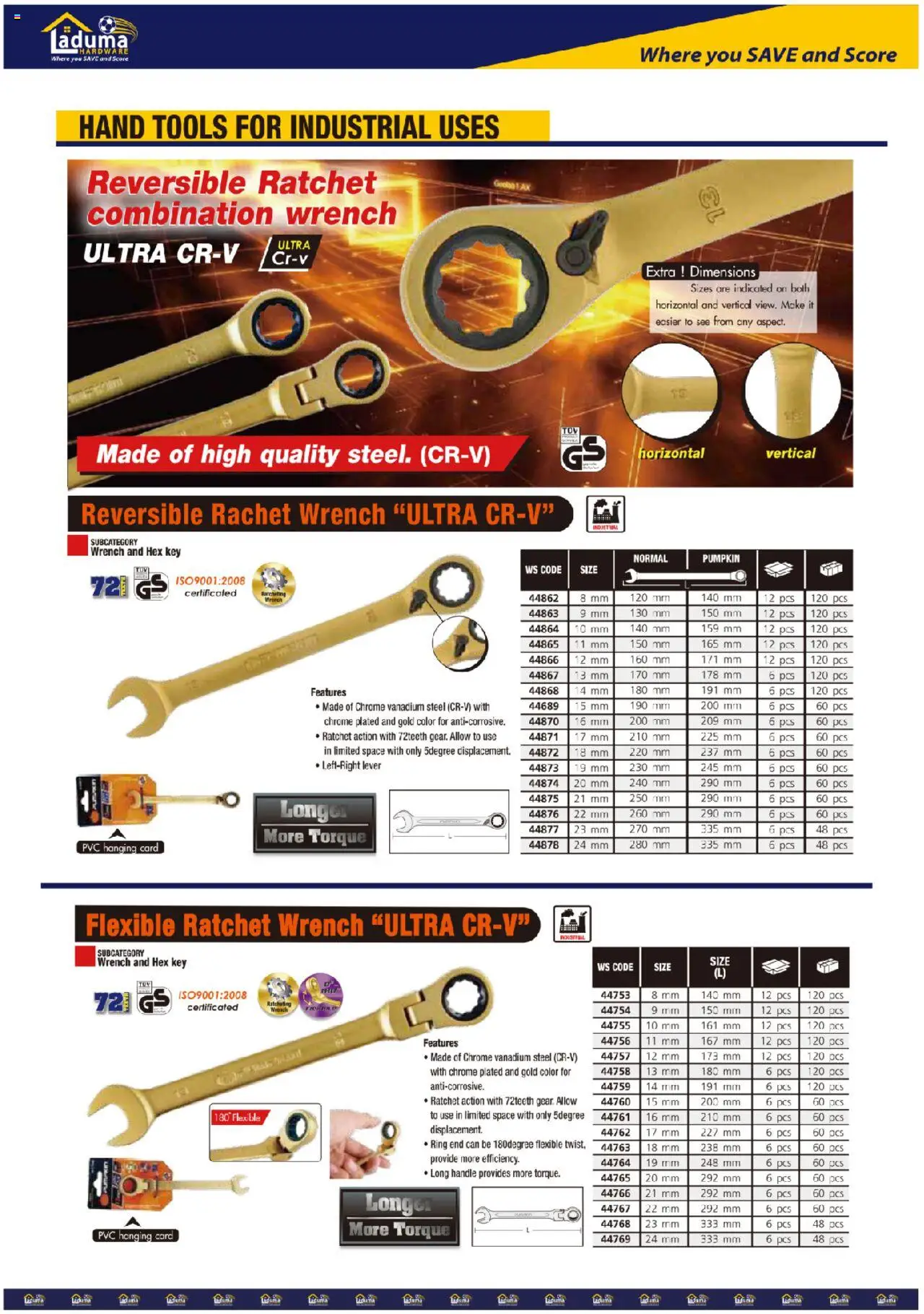 New Laduma Hardware catalogue – valid from 01.06.2024 | Page: 26 | Products: PC, Wrench New Laduma Hardware catalogue – valid from 01.06.2024 | Page: 26 | Products: PC, Wrench