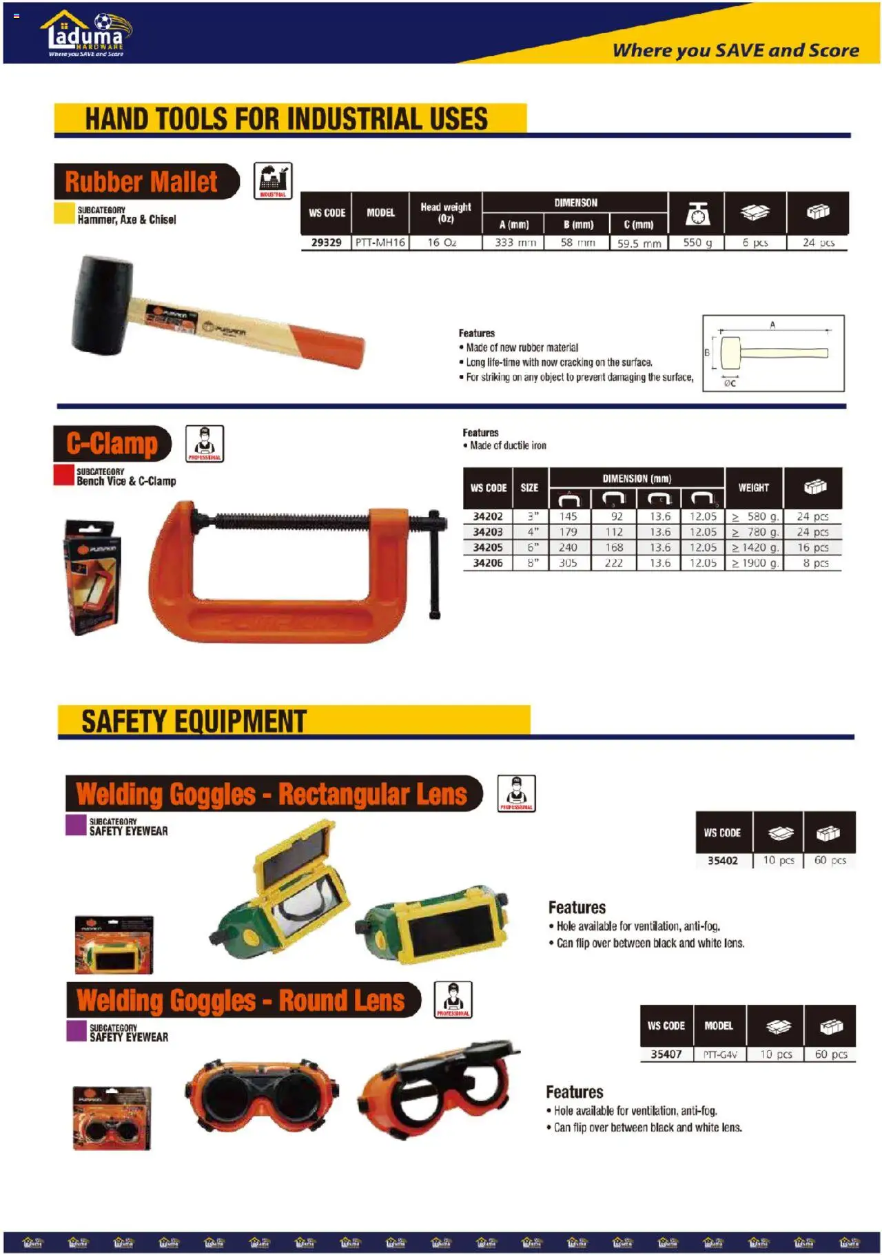 New Laduma Hardware catalogue – valid from 01.06.2024 | Page: 30 | Products: Iron New Laduma Hardware catalogue – valid from 01.06.2024 | Page: 30 | Products: Iron