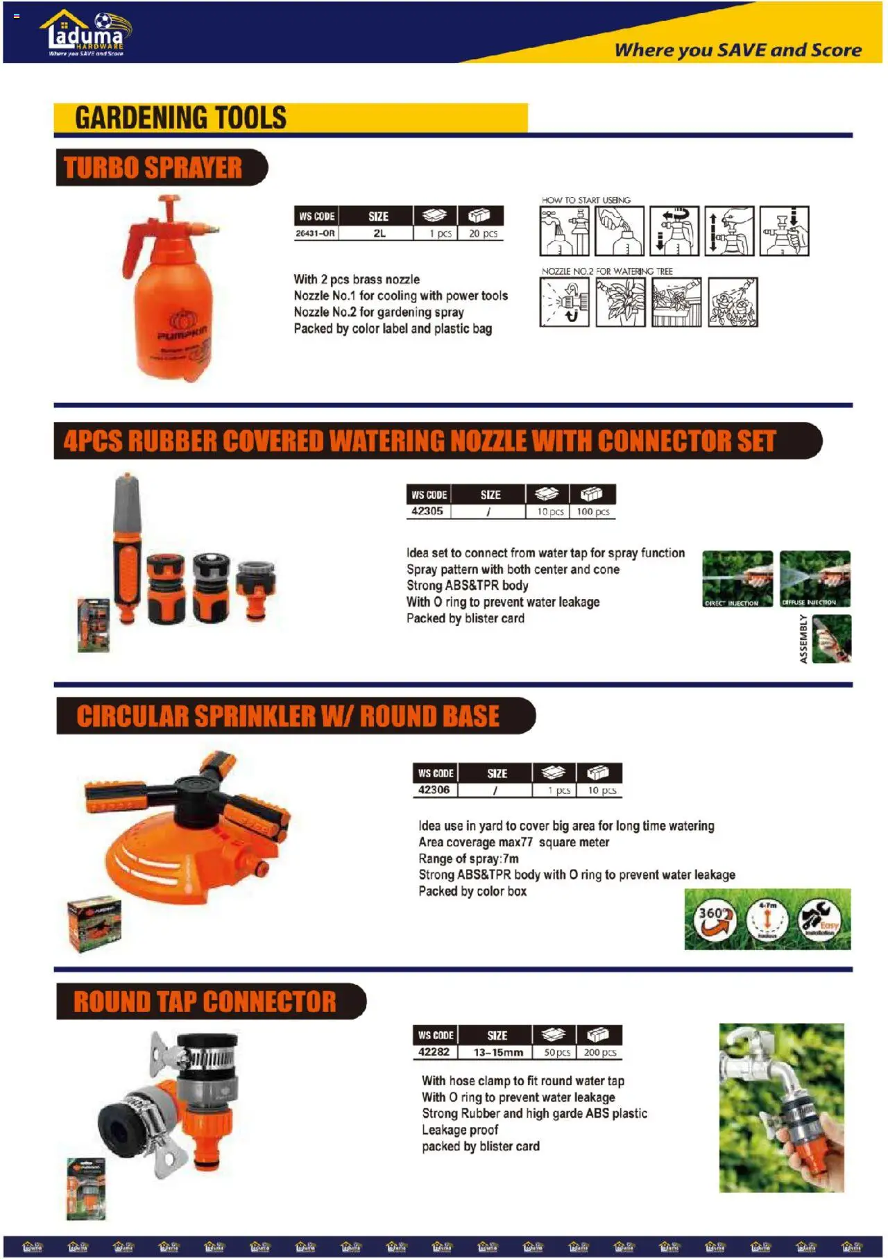 New Laduma Hardware catalogue – valid from 01.06.2024 | Page: 32 | Products: Cover, Connector, Bag, Tap New Laduma Hardware catalogue – valid from 01.06.2024 | Page: 32 | Products: Cover, Connector, Bag, Tap