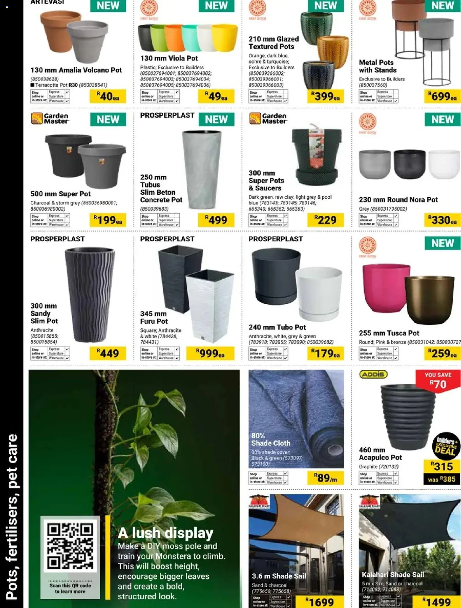 New Builders catalogue – valid from 02.12.2025 | Page: 6 | Products: Pots, Light