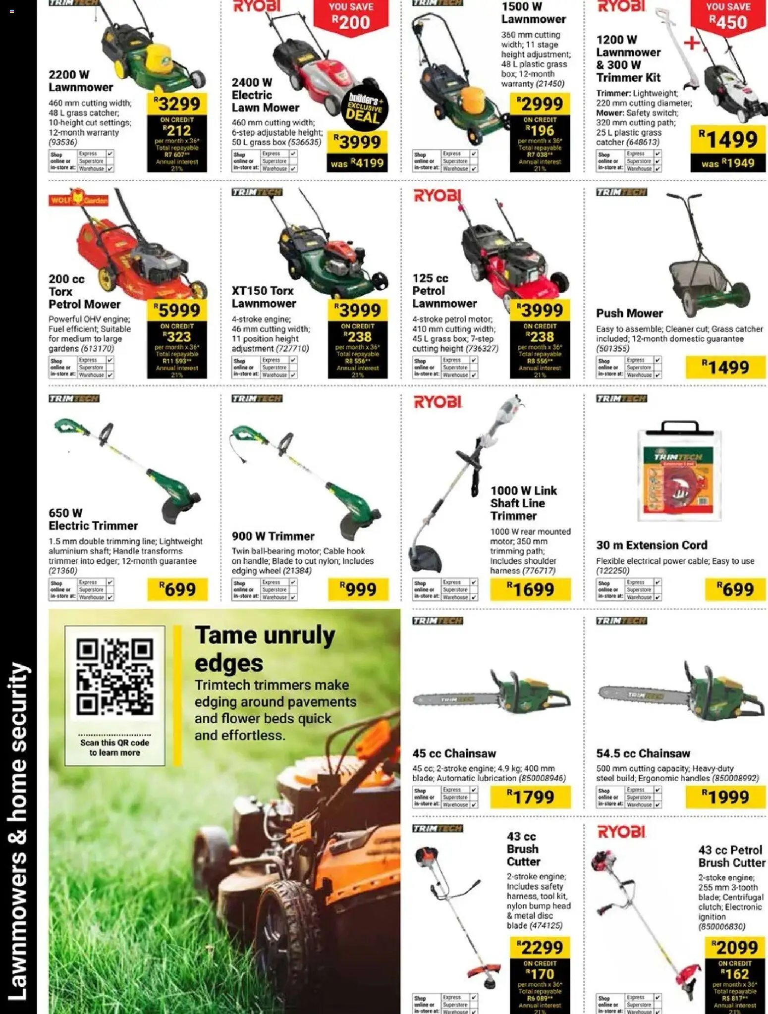 New Builders catalogue – valid from 02.12.2025 | Page: 10 | Products: Cutter, Mower, Box, Brush