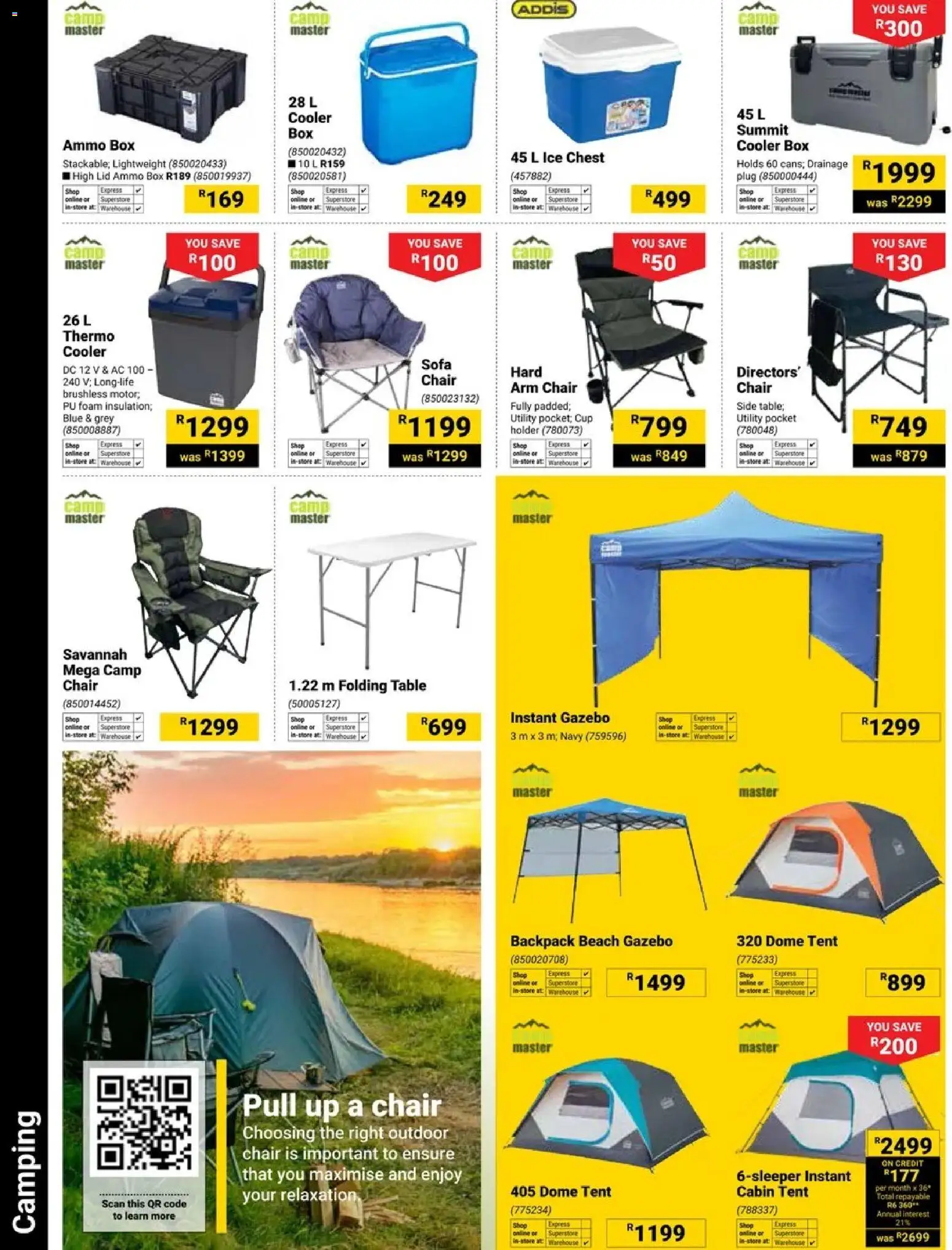 New Builders catalogue – valid from 02.12.2025 | Page: 20 | Products: Backpack, Utility, Chair, Tent
