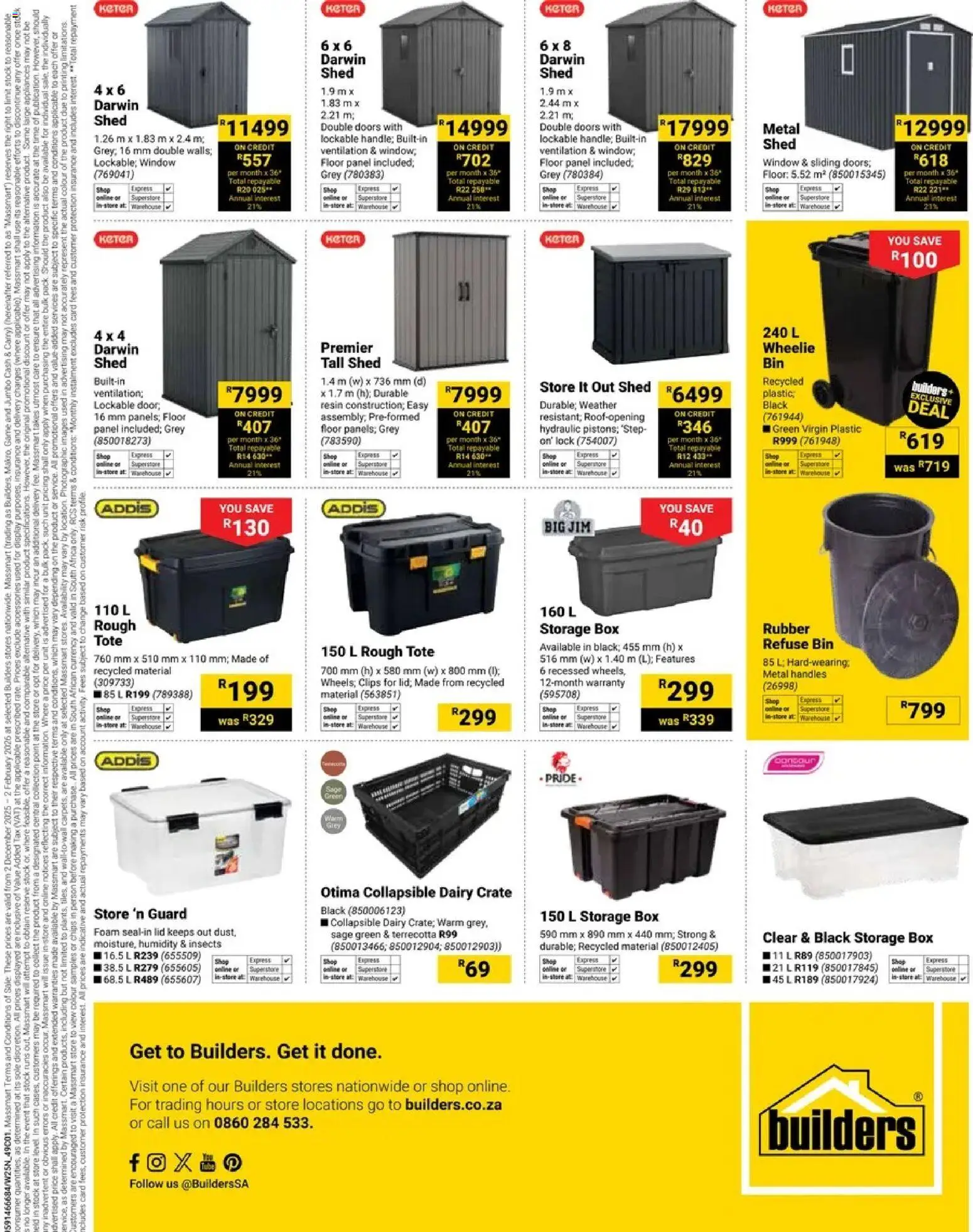 New Builders catalogue – valid from 02.12.2025 | Page: 24 | Products: Lock, Box, Chips, Stock