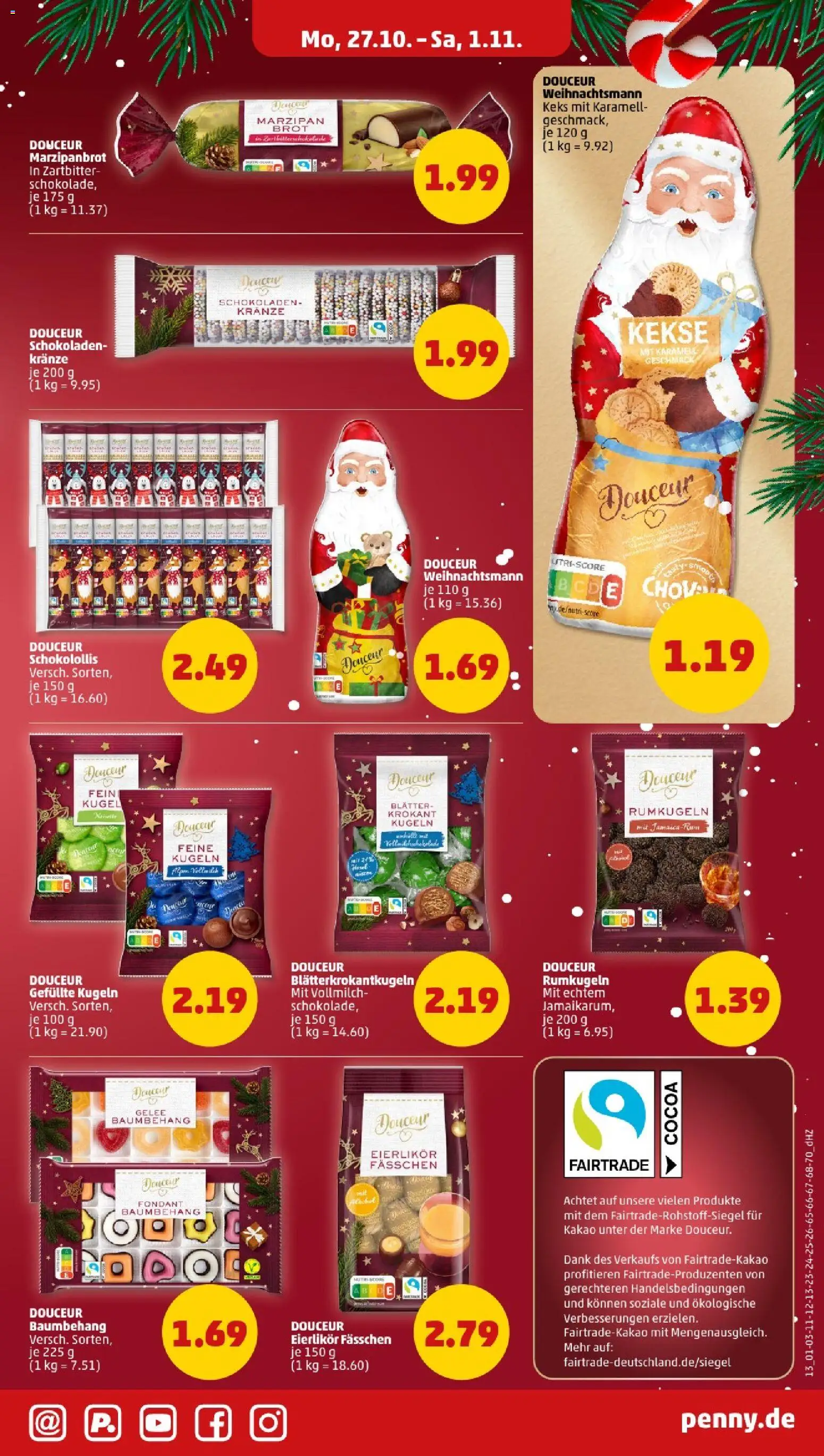 Penny - Sachsen-Anhalt – gültig ab 27.10.2025 | Seite: 15 | Produkte: Rumkugeln, Brot, Kekse Penny - Sachsen-Anhalt – gültig ab 27.10.2025 | Seite: 15 | Produkte: Rumkugeln, Brot, Kekse