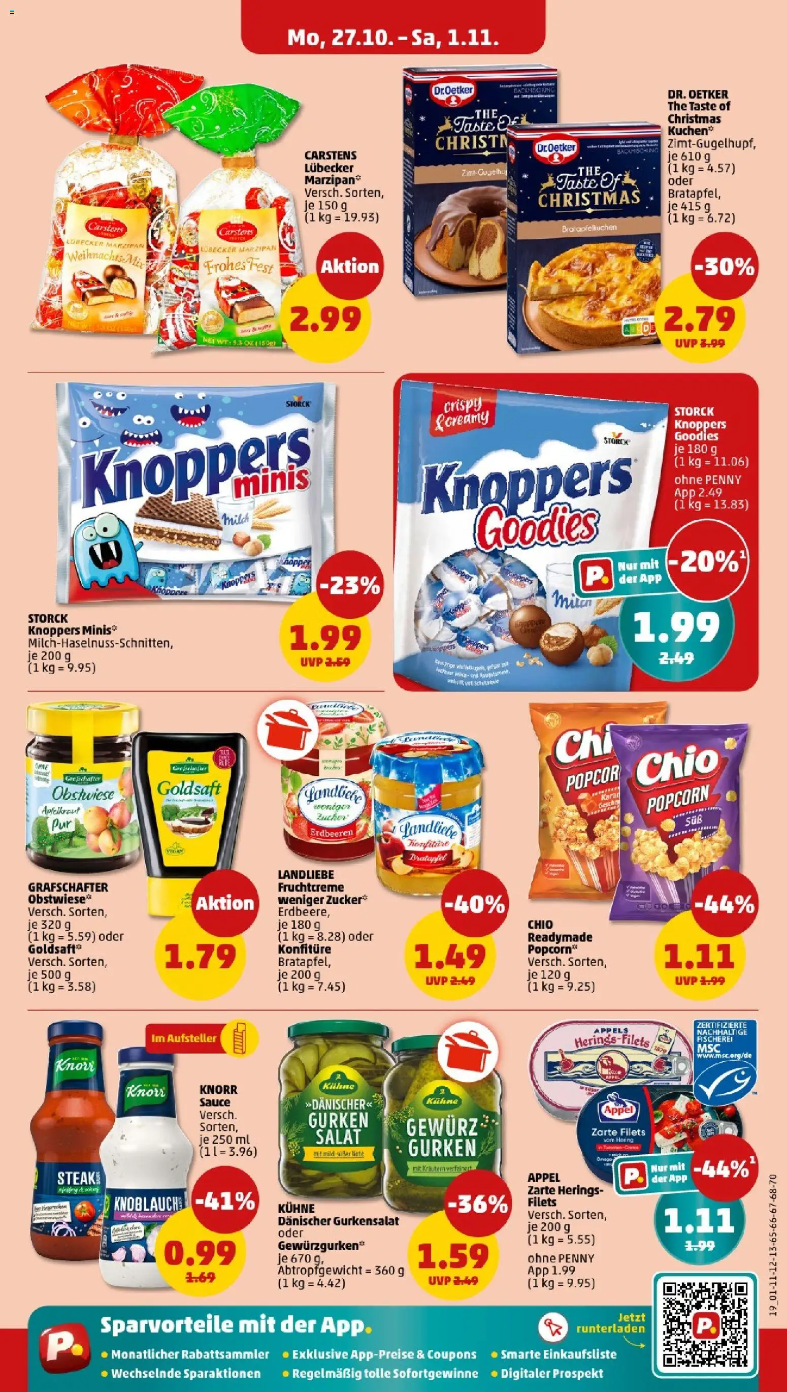 Penny - Sachsen-Anhalt – gültig ab 27.10.2025 | Seite: 21 | Produkte: Milch, Knorr, Steak, Erdbeeren Penny - Sachsen-Anhalt – gültig ab 27.10.2025 | Seite: 21 | Produkte: Milch, Knorr, Steak, Erdbeeren