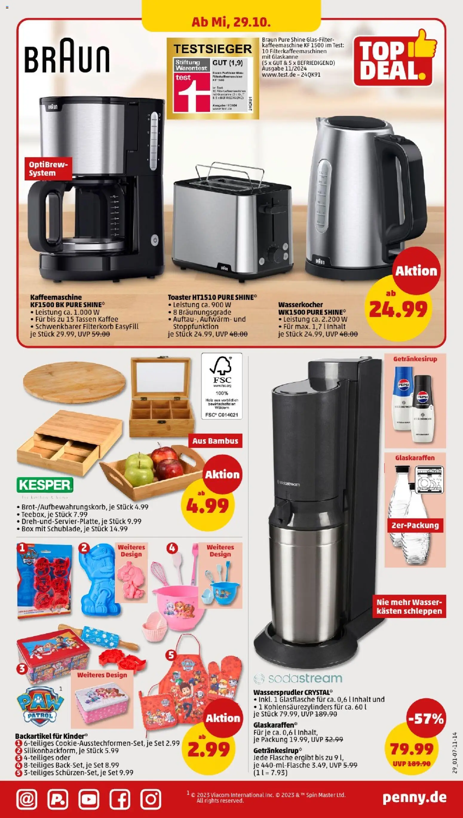 Penny - Sachsen-Anhalt – gültig ab 27.10.2025 | Seite: 31 | Produkte: Wasserkocher, Toaster, Kaffee, Pepsi Penny - Sachsen-Anhalt – gültig ab 27.10.2025 | Seite: 31 | Produkte: Wasserkocher, Toaster, Kaffee, Pepsi