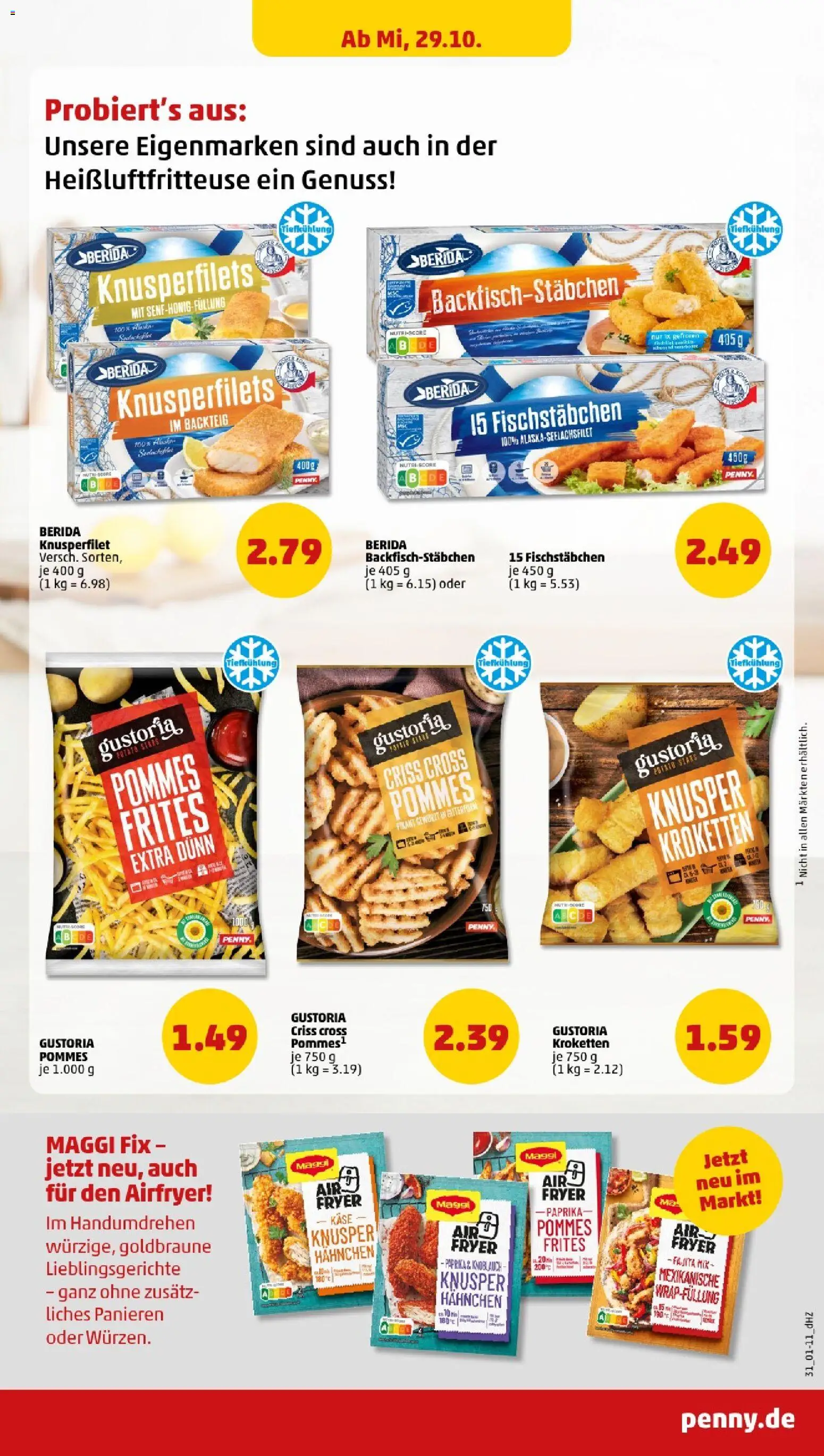 Penny - Sachsen-Anhalt – gültig ab 27.10.2025 | Seite: 33 | Produkte: Maggi, Käse, Paprika, Maggi fix Penny - Sachsen-Anhalt – gültig ab 27.10.2025 | Seite: 33 | Produkte: Maggi, Käse, Paprika, Maggi fix