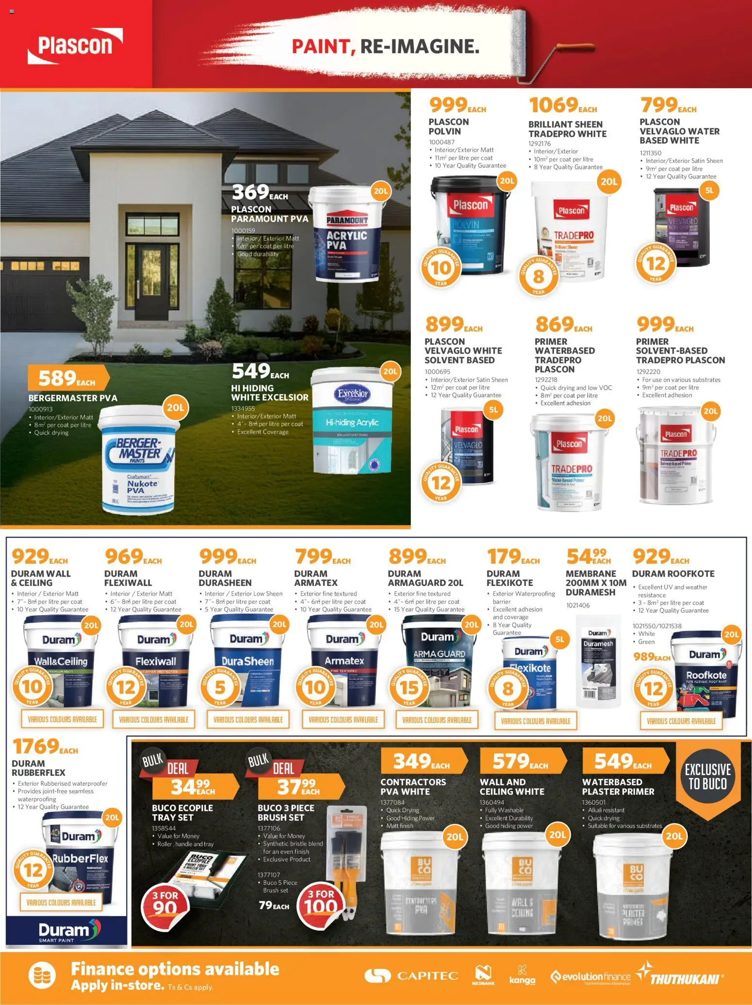 New BUCO catalogue – valid from 01.12.2025 | Page: 4 | Products: Coat, Polvin, Plaster, Peach