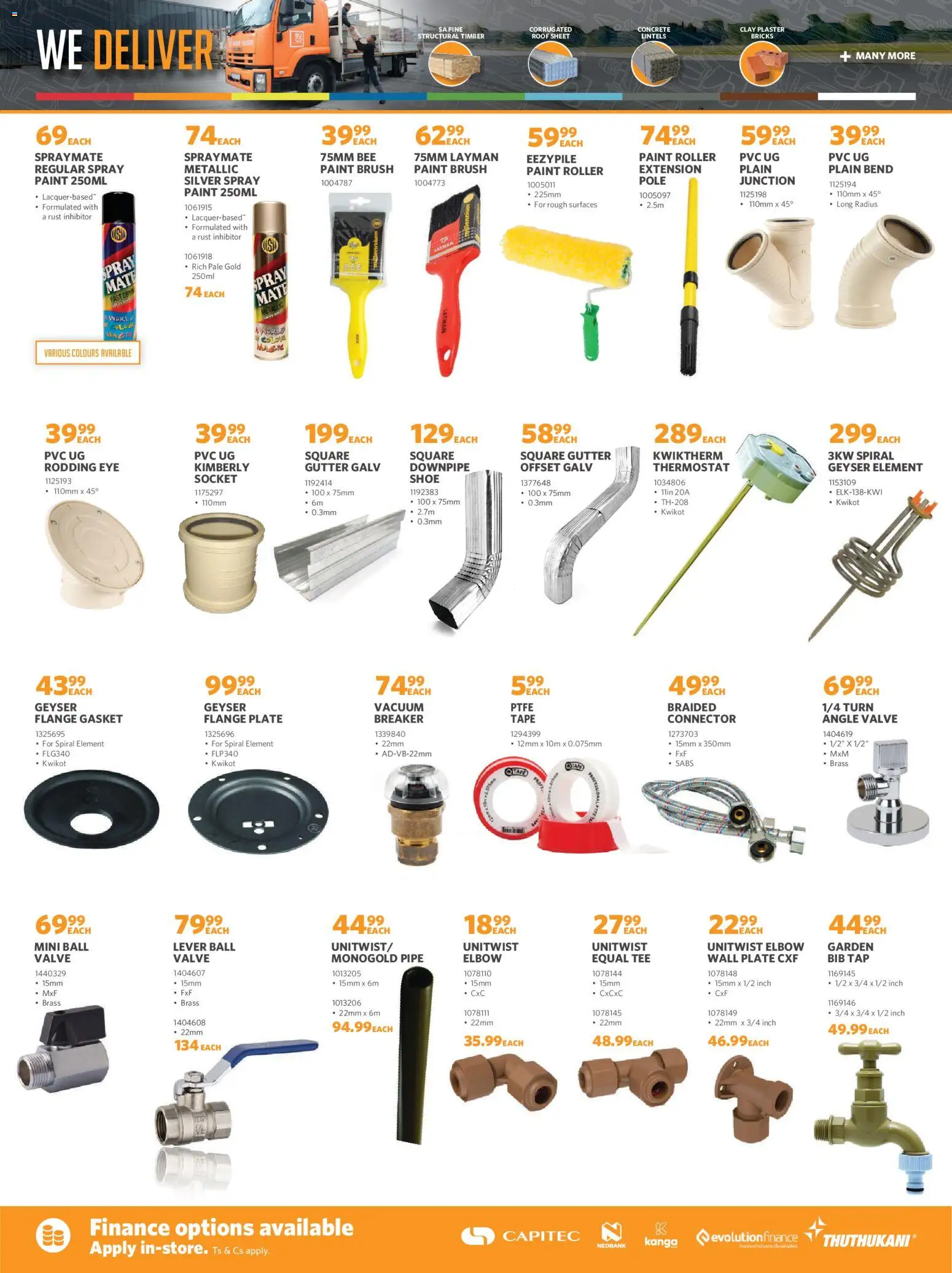 New BUCO catalogue – valid from 01.12.2025 | Page: 6 | Products: Valve, Tap, Pipe, Tape