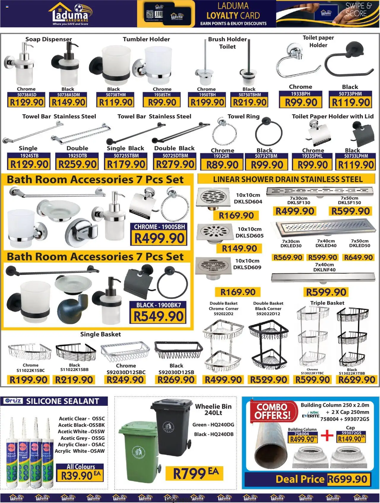 New Laduma Hardware catalogue – valid from 20.10.2025 | Page: 12 | Products: Cap, Towel, Soap, Silicone New Laduma Hardware catalogue – valid from 20.10.2025 | Page: 12 | Products: Cap, Towel, Soap, Silicone