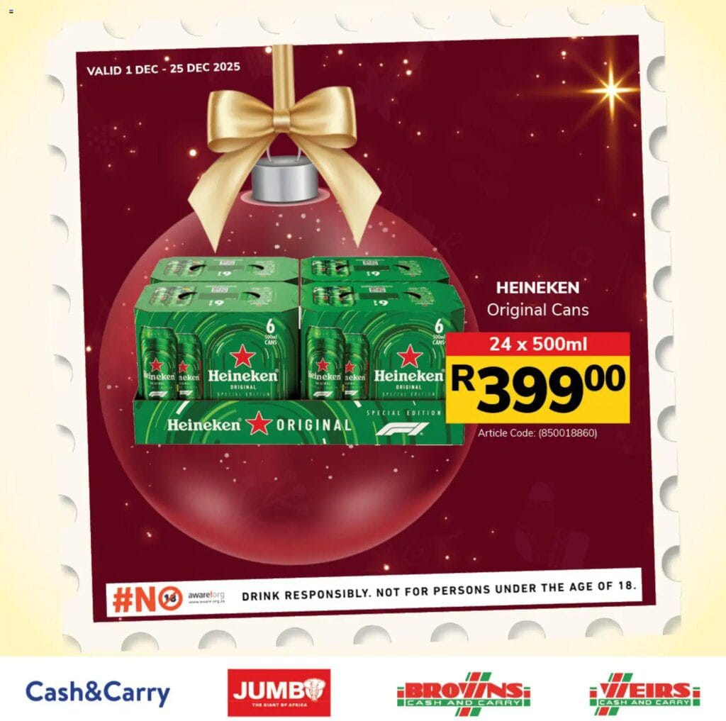 Jumbo Festive Beer Specials (01/12/2025 – 25/12/2025) Online