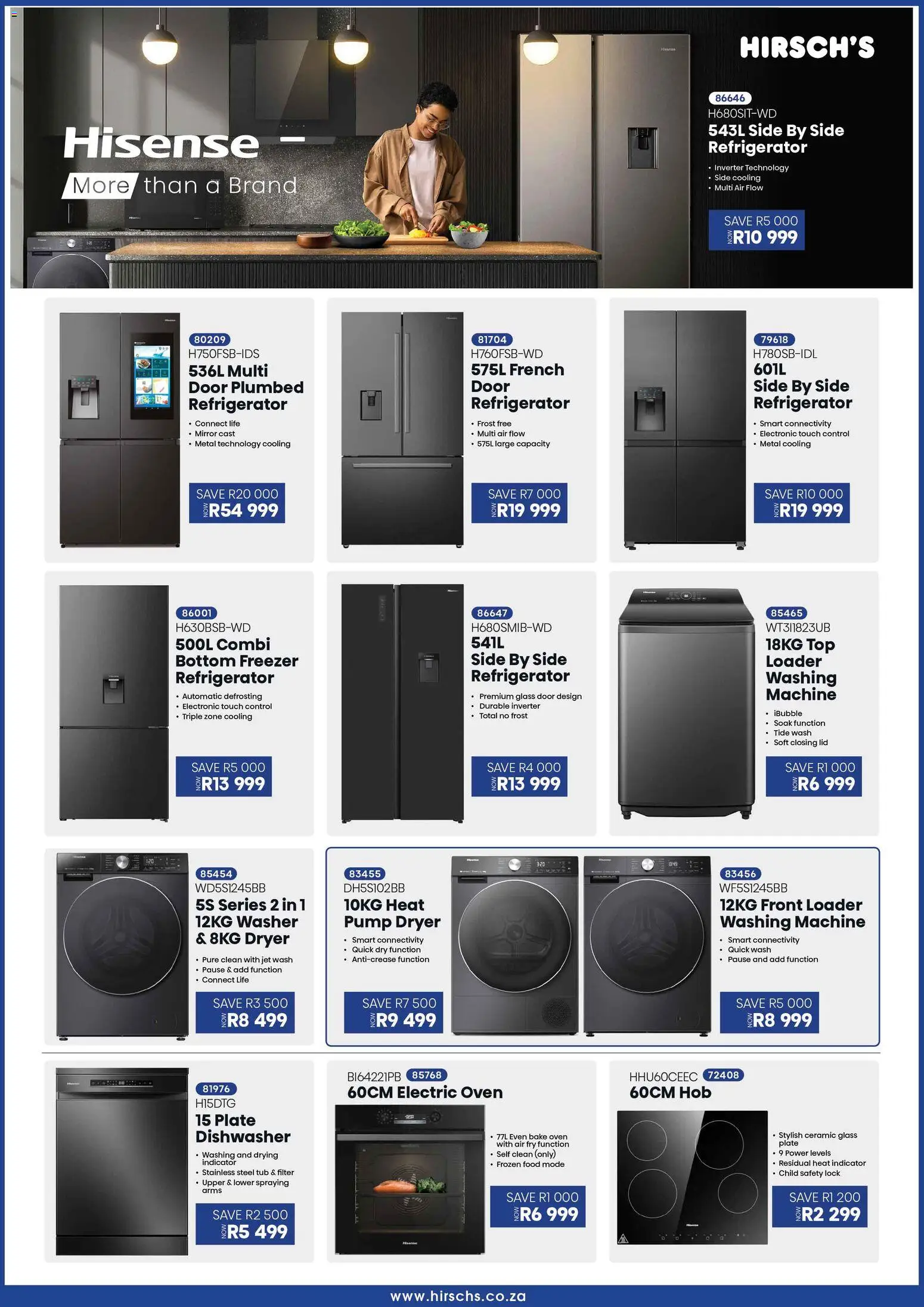New Hirsch's catalogue – valid from 01.12.2025 | Page: 7 | Products: Refrigerator, Oven, Dishwasher, Mirror