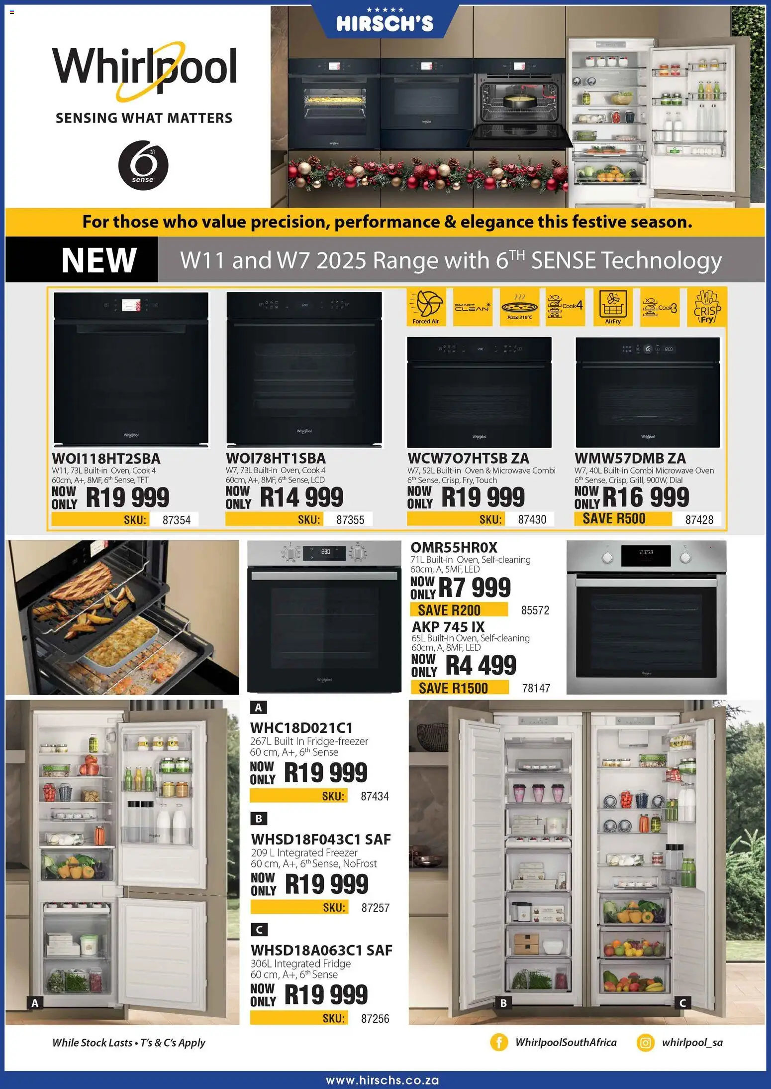 New Hirsch's catalogue – valid from 01.12.2025 | Page: 13 | Products: Freezer, Oven, Fridge, Stock