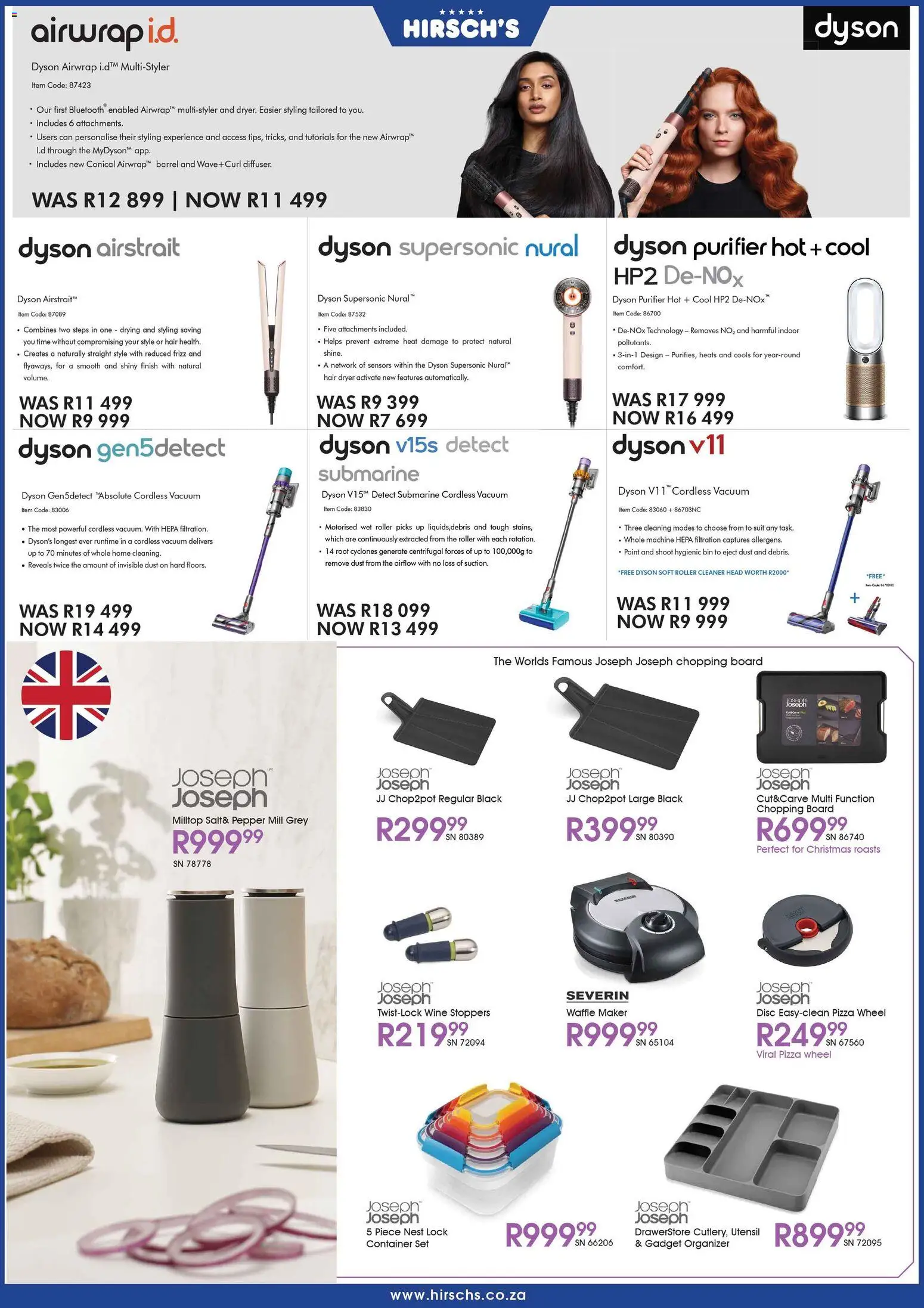 New Hirsch's catalogue – valid from 01.12.2025 | Page: 27 | Products: Hair dryer, Lock, Wine, Pepper