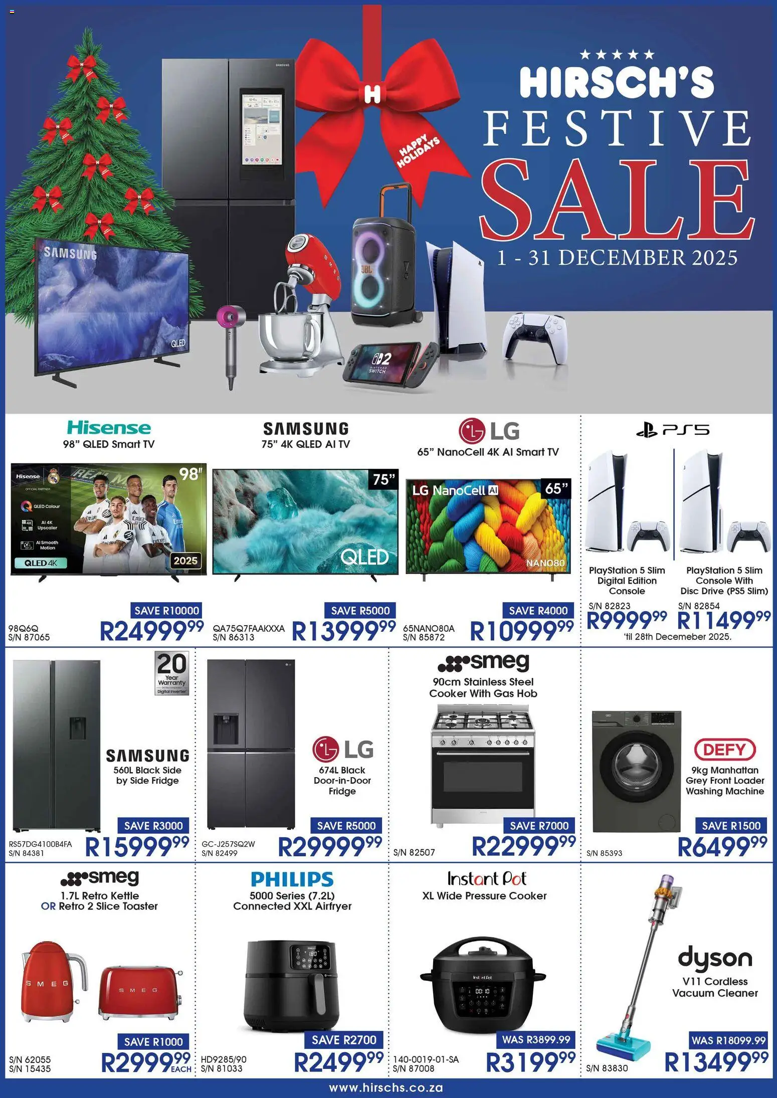 Hirsch’s Specials (01/12/2025 – 31/12/2025) Online