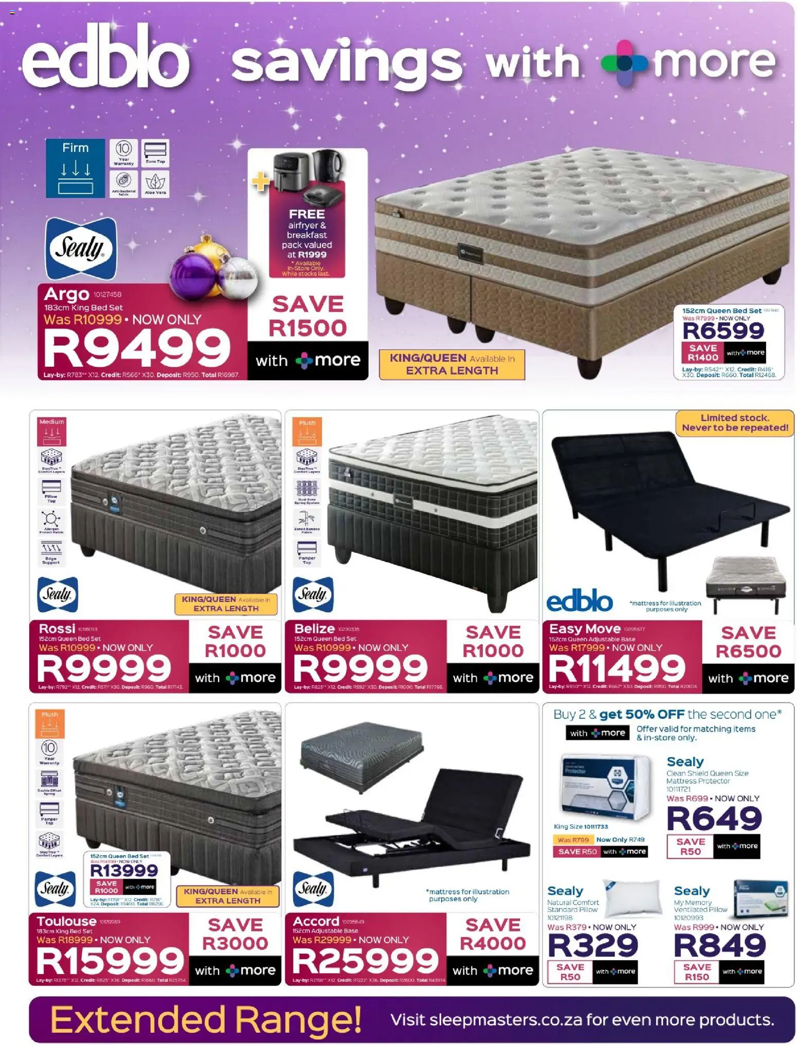 New Sleepmasters catalogue – valid from 02.12.2025 | Page: 3 | Products: Queen bed, King bed, Bed, Pillow New Sleepmasters catalogue – valid from 02.12.2025 | Page: 3 | Products: Queen bed, King bed, Bed, Pillow