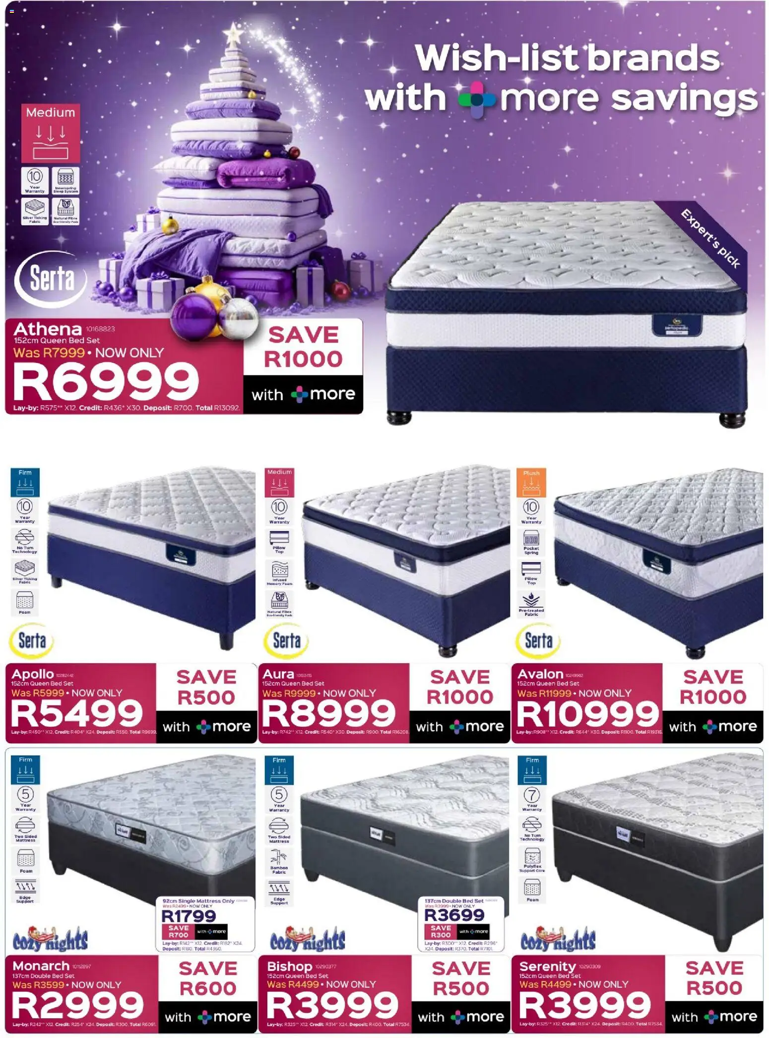 New Sleepmasters catalogue – valid from 02.12.2025 | Page: 6 | Products: Queen bed, Bed, Pillow, Foam New Sleepmasters catalogue – valid from 02.12.2025 | Page: 6 | Products: Queen bed, Bed, Pillow, Foam