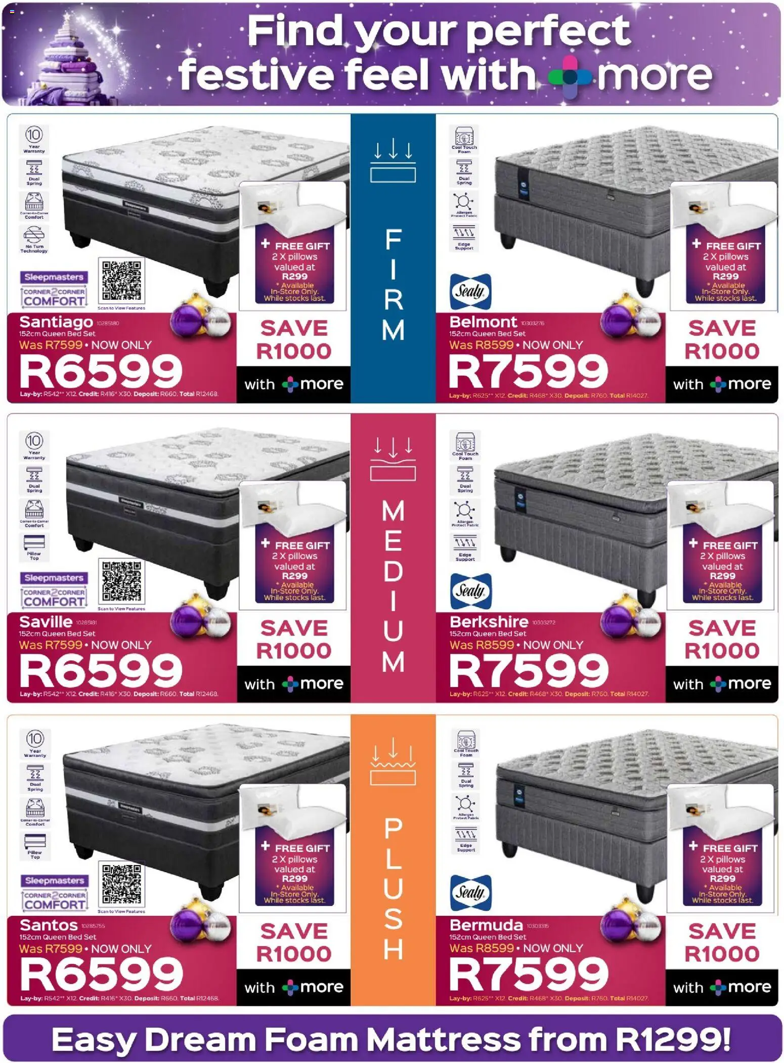New Sleepmasters catalogue – valid from 02.12.2025 | Page: 8 | Products: Queen bed, Bed, Mattress, Pillow New Sleepmasters catalogue – valid from 02.12.2025 | Page: 8 | Products: Queen bed, Bed, Mattress, Pillow