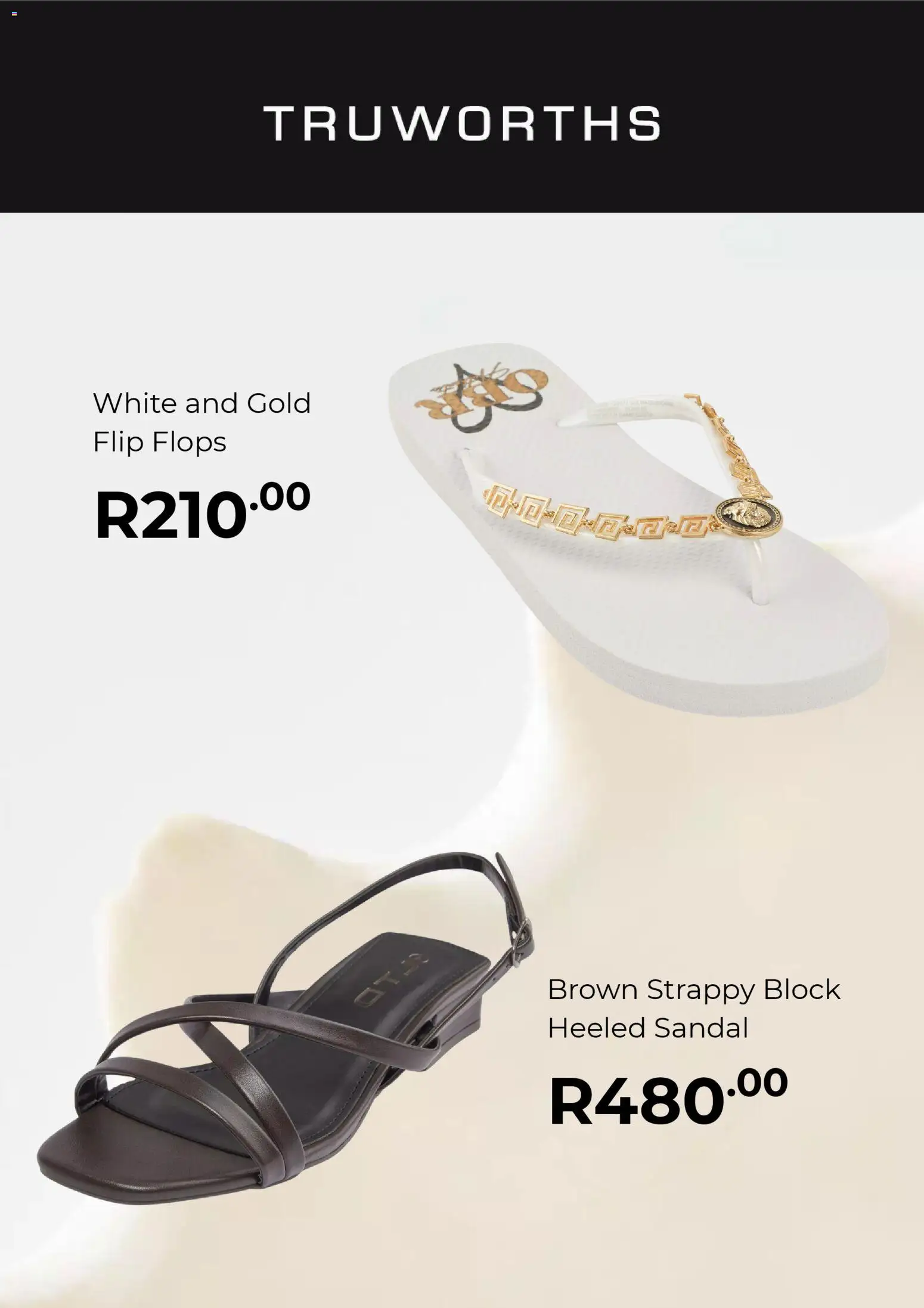 New Truworths catalogue – valid from 02.12.2025 | Page: 3 | Products: Flops, Flip flops New Truworths catalogue – valid from 02.12.2025 | Page: 3 | Products: Flops, Flip flops