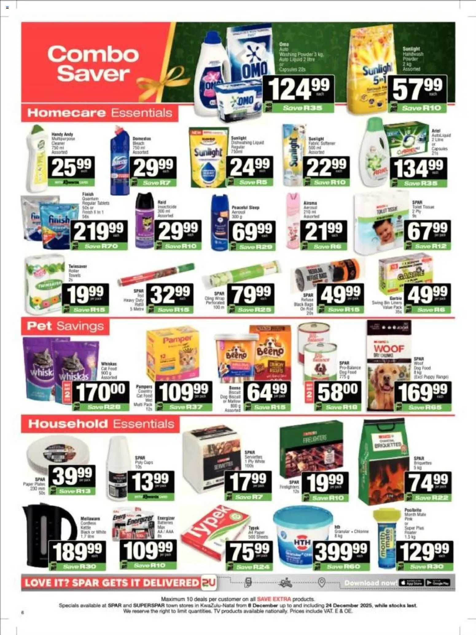 New Superspar catalogue – valid from 08.12.2025 | Page: 6 | Products: TV, Powder, Paper, Dog food New Superspar catalogue – valid from 08.12.2025 | Page: 6 | Products: TV, Powder, Paper, Dog food