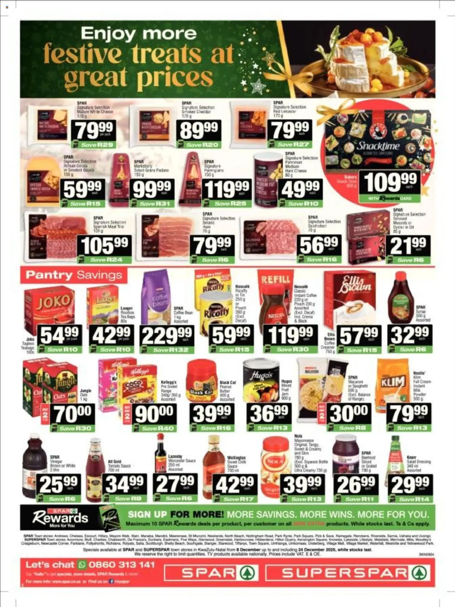 New Superspar catalogue – valid from 08.12.2025 | Page: 8 | Products: TV, Coffee, Sauce New Superspar catalogue – valid from 08.12.2025 | Page: 8 | Products: TV, Coffee, Sauce
