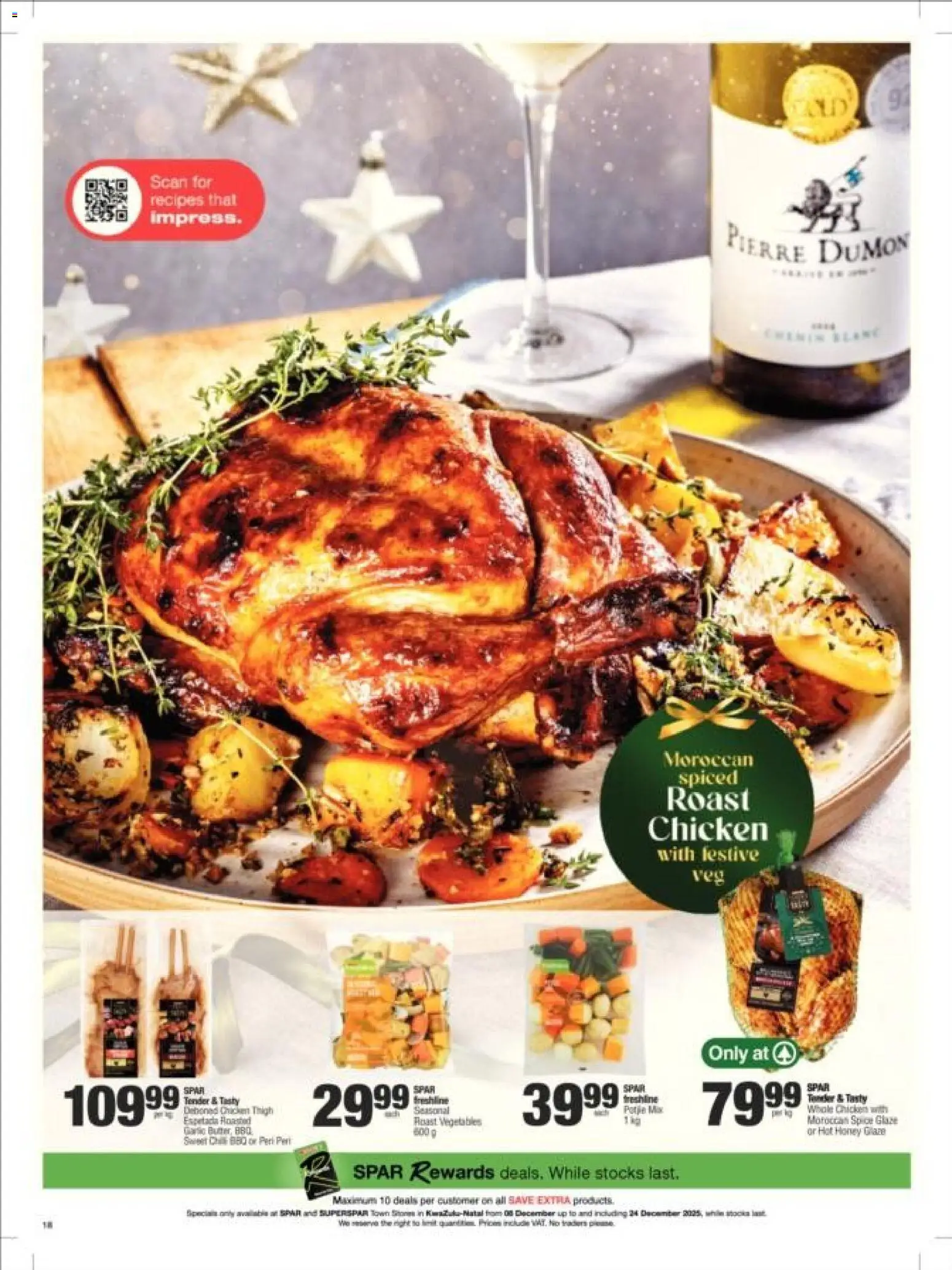 New Superspar catalogue – valid from 08.12.2025 | Page: 10 | Products: Chicken, Vegetables New Superspar catalogue – valid from 08.12.2025 | Page: 10 | Products: Chicken, Vegetables