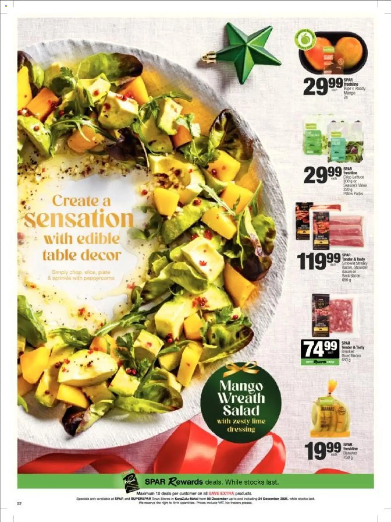 New Superspar catalogue – valid from 08.12.2025 | Page: 14 | Products: Plate, Table, Pads, Mango New Superspar catalogue – valid from 08.12.2025 | Page: 14 | Products: Plate, Table, Pads, Mango