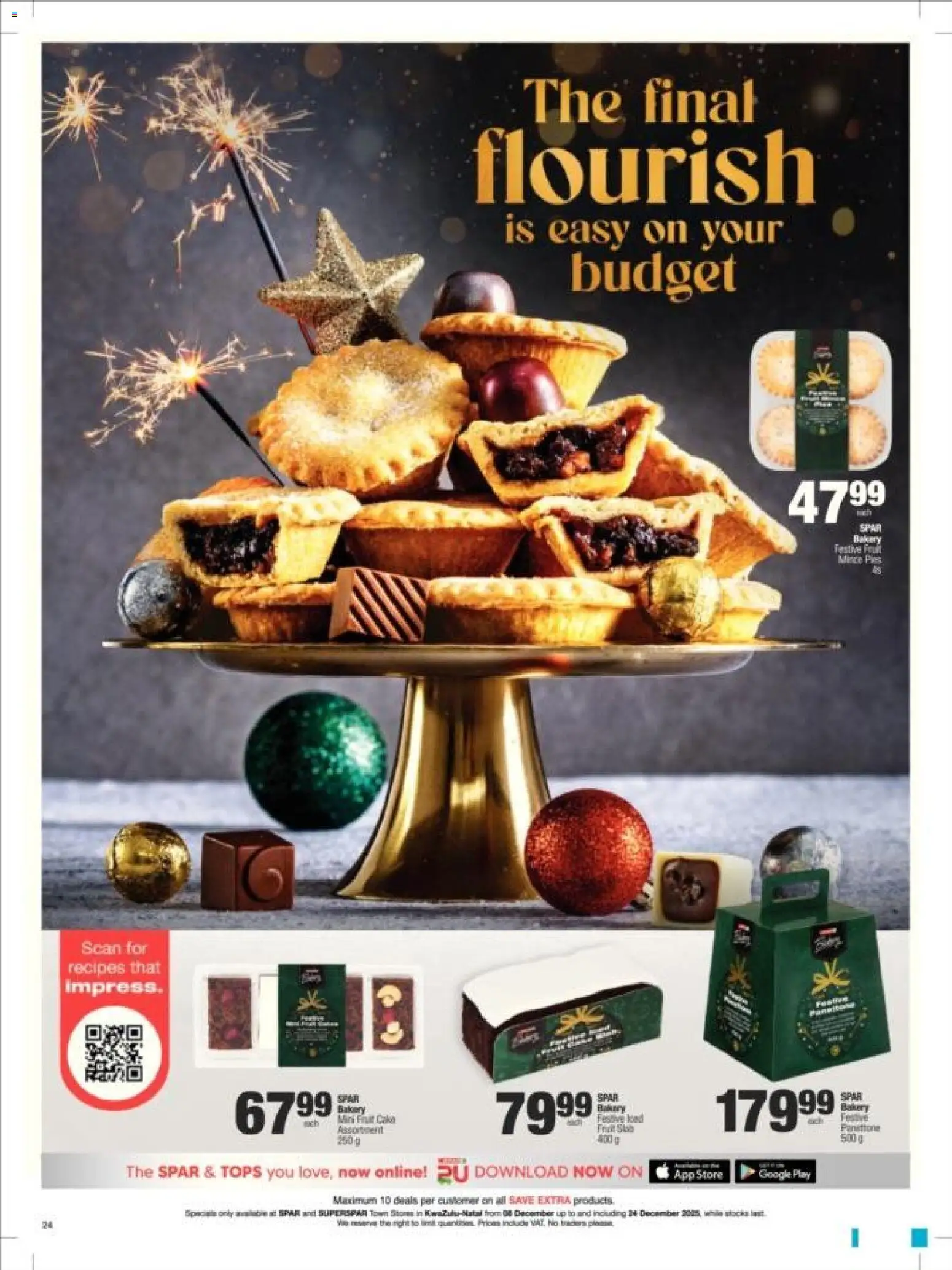 New Superspar catalogue – valid from 08.12.2025 | Page: 16 | Products: Bakery, Fruit New Superspar catalogue – valid from 08.12.2025 | Page: 16 | Products: Bakery, Fruit