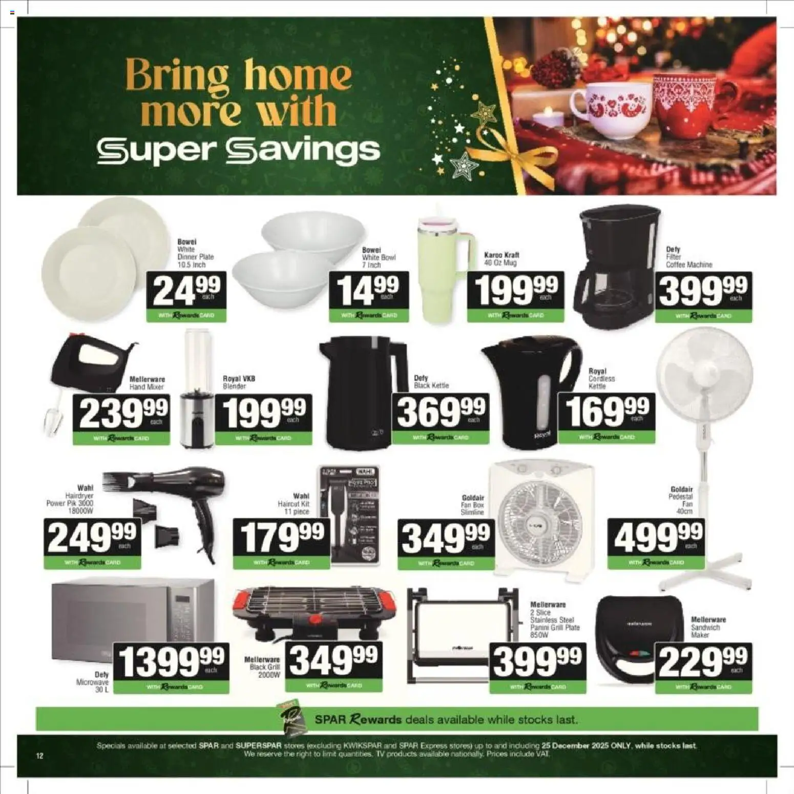 New Superspar catalogue – valid from 08.12.2025 | Page: 28 | Products: Pedestal, Plate, Bowl, Grill New Superspar catalogue – valid from 08.12.2025 | Page: 28 | Products: Pedestal, Plate, Bowl, Grill