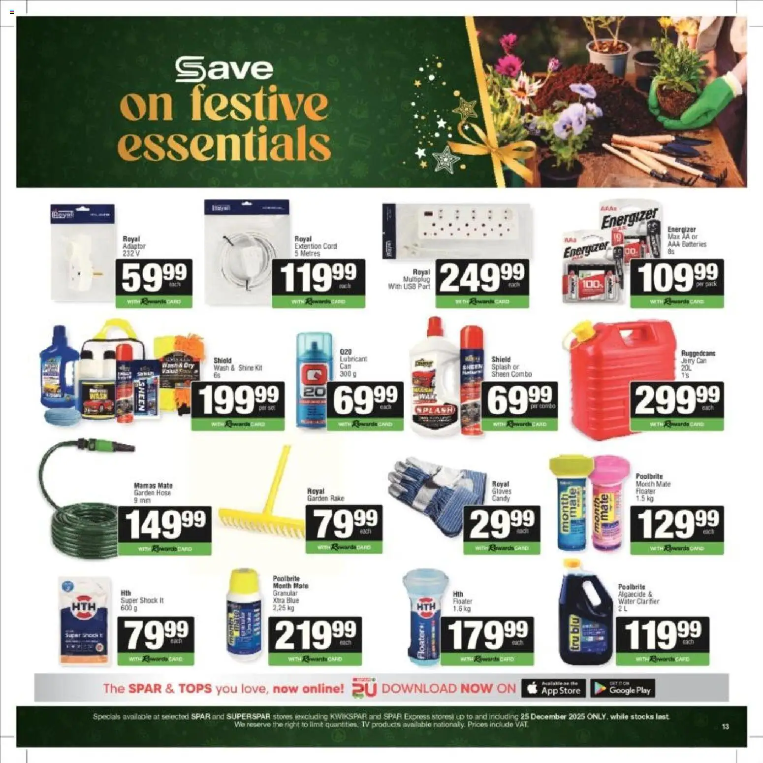 New Superspar catalogue – valid from 08.12.2025 | Page: 29 | Products: Gloves, USB, Garden hose, Water New Superspar catalogue – valid from 08.12.2025 | Page: 29 | Products: Gloves, USB, Garden hose, Water