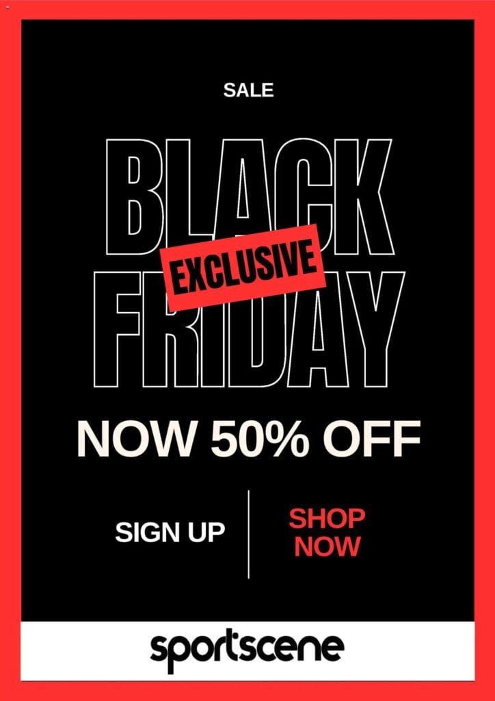 Sportscene BLACK FRIDAY | Catalogue (24/11/2025) Online