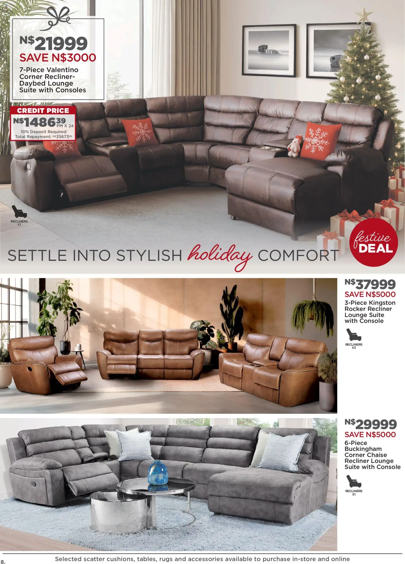 New House and Home catalogue – valid from 08.12.2025 | Page: 8 | Products: Lounge suite, Chaise New House and Home catalogue – valid from 08.12.2025 | Page: 8 | Products: Lounge suite, Chaise
