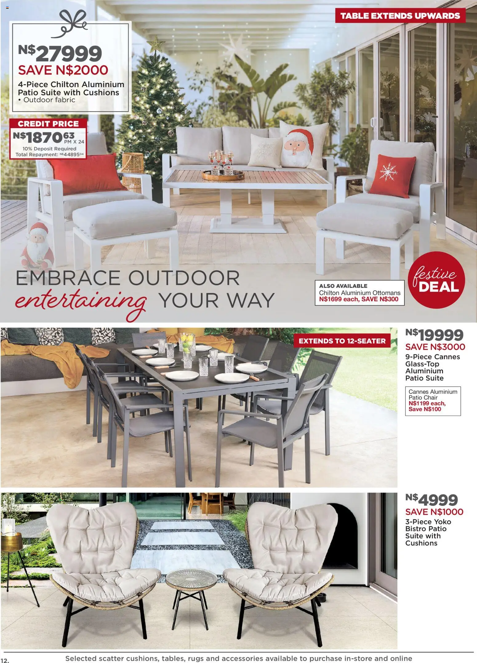 New House and Home catalogue – valid from 08.12.2025 | Page: 12 | Products: Table, Chair New House and Home catalogue – valid from 08.12.2025 | Page: 12 | Products: Table, Chair