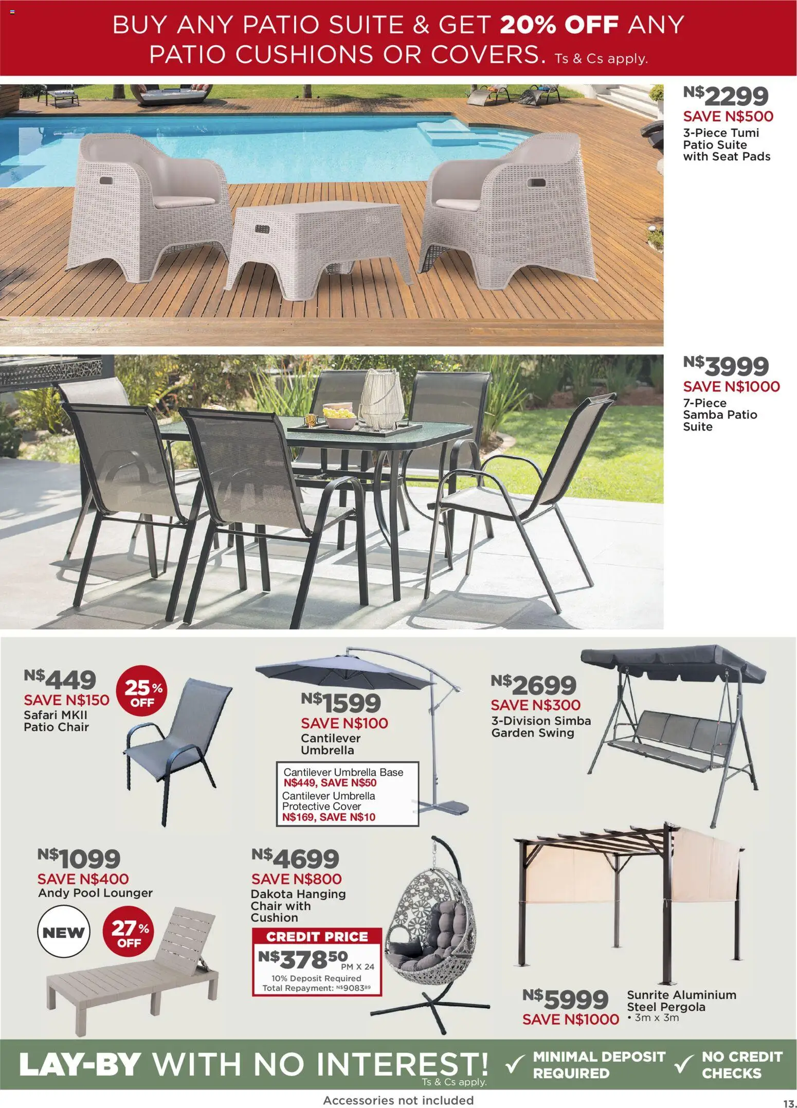 New House and Home catalogue – valid from 08.12.2025 | Page: 13 | Products: Cover, Cushion, Umbrella, Pads New House and Home catalogue – valid from 08.12.2025 | Page: 13 | Products: Cover, Cushion, Umbrella, Pads