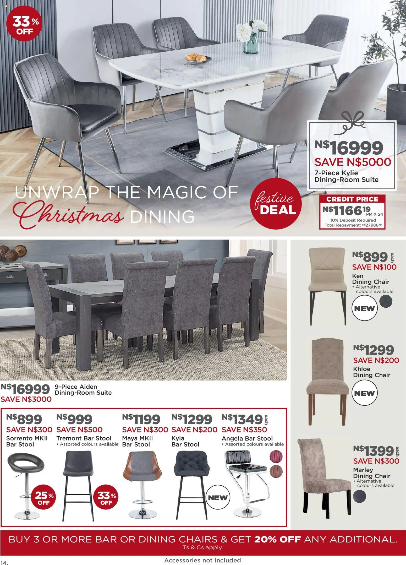 New House and Home catalogue – valid from 08.12.2025 | Page: 14 | Products: Stool, Chair, Bar stool New House and Home catalogue – valid from 08.12.2025 | Page: 14 | Products: Stool, Chair, Bar stool