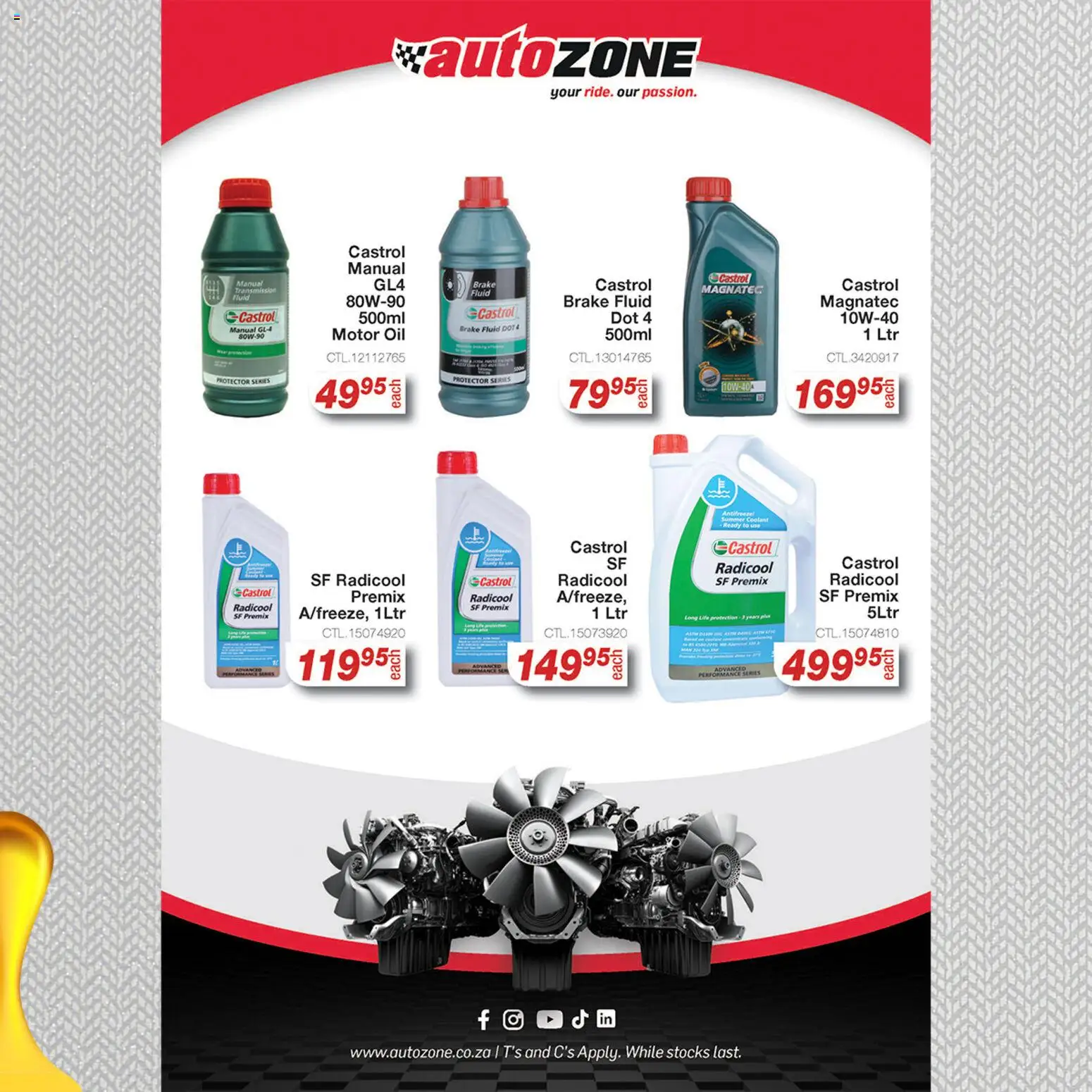New AutoZone catalogue – valid from 04.12.2025 | Page: 2 | Products: Oil